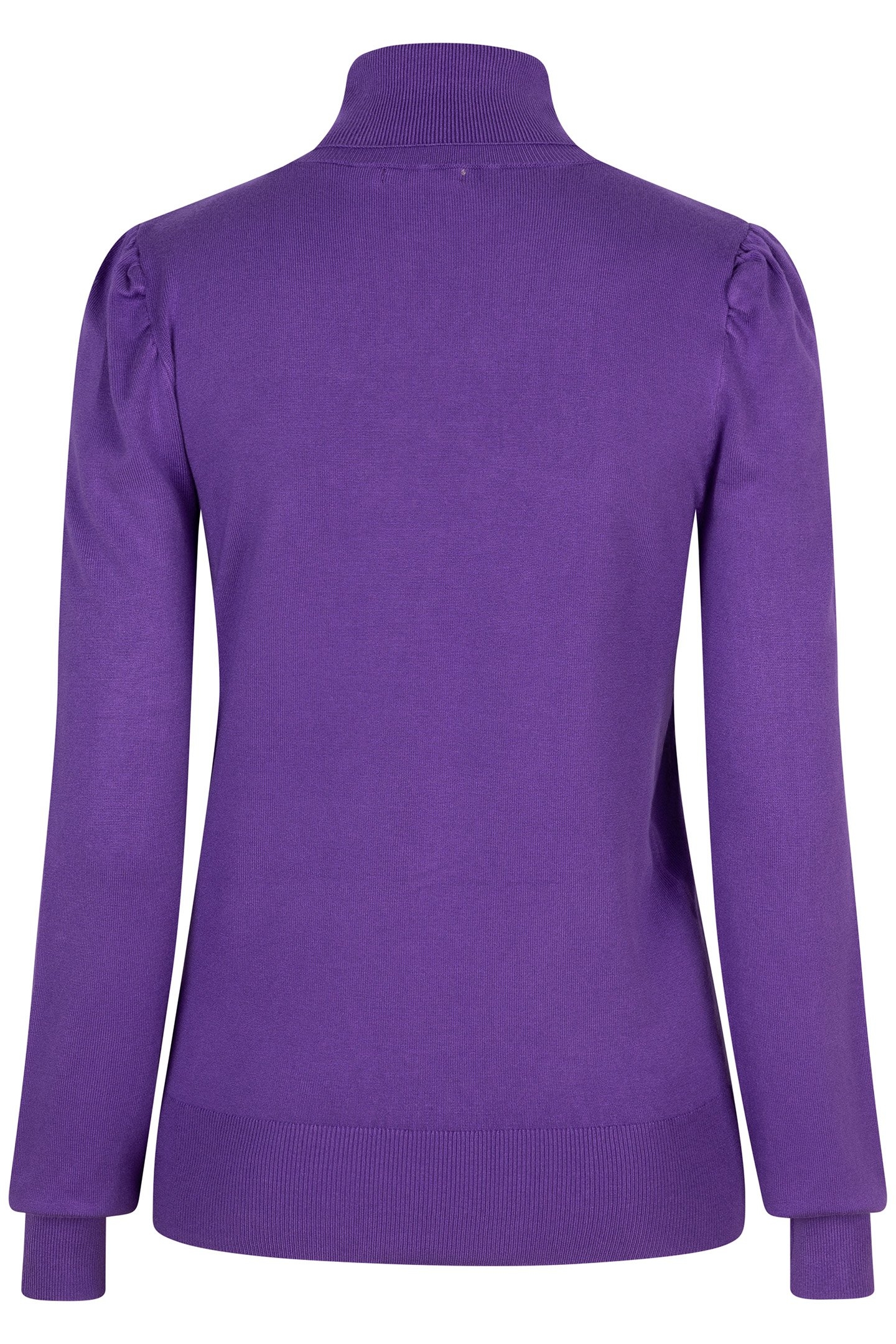 SWEATER FANCY DETAIL SHLDR BASIC KNIT DEEP LAVENDER 7