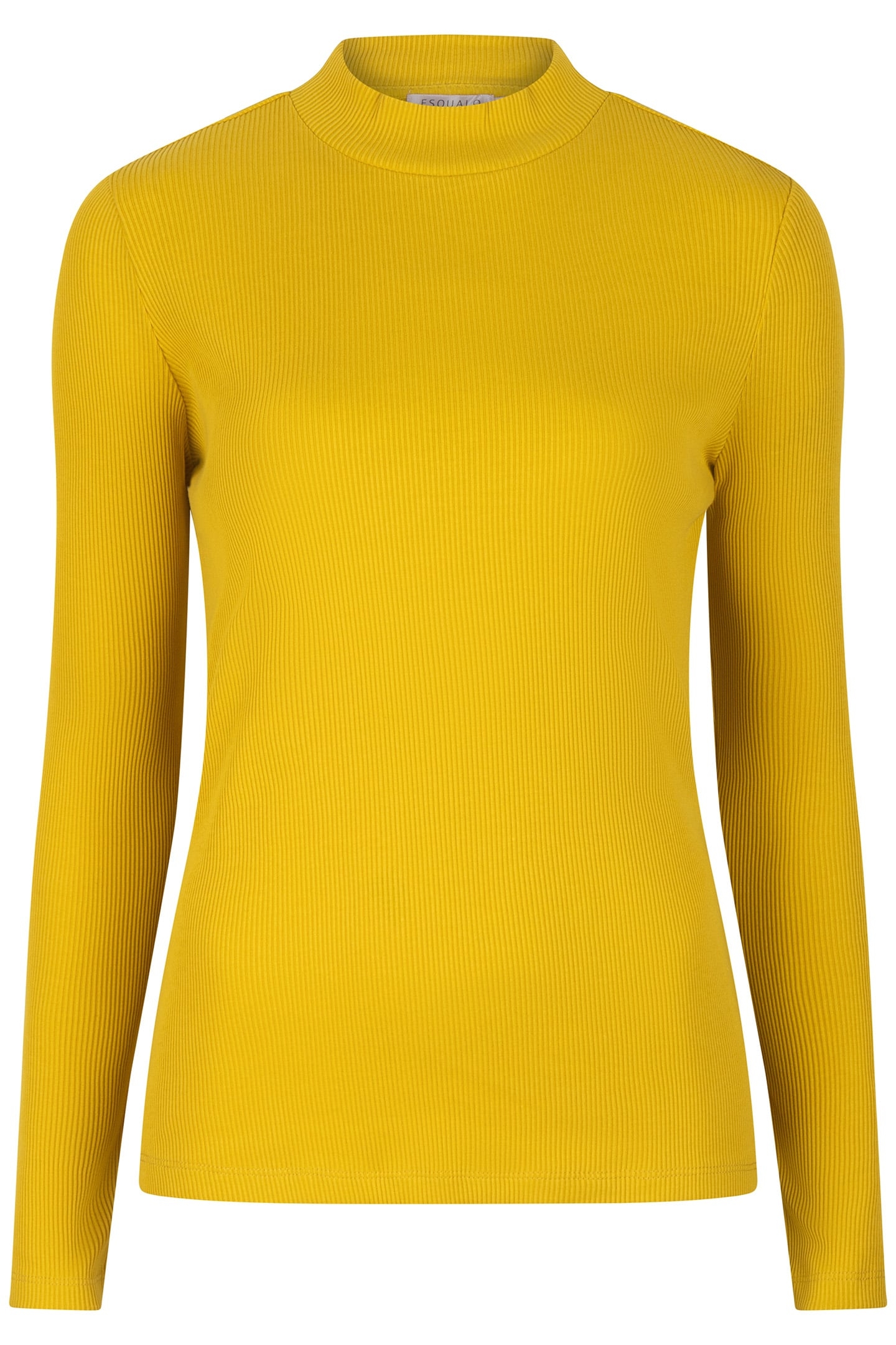 TOP RIB LONG SLVE OCHRE 3