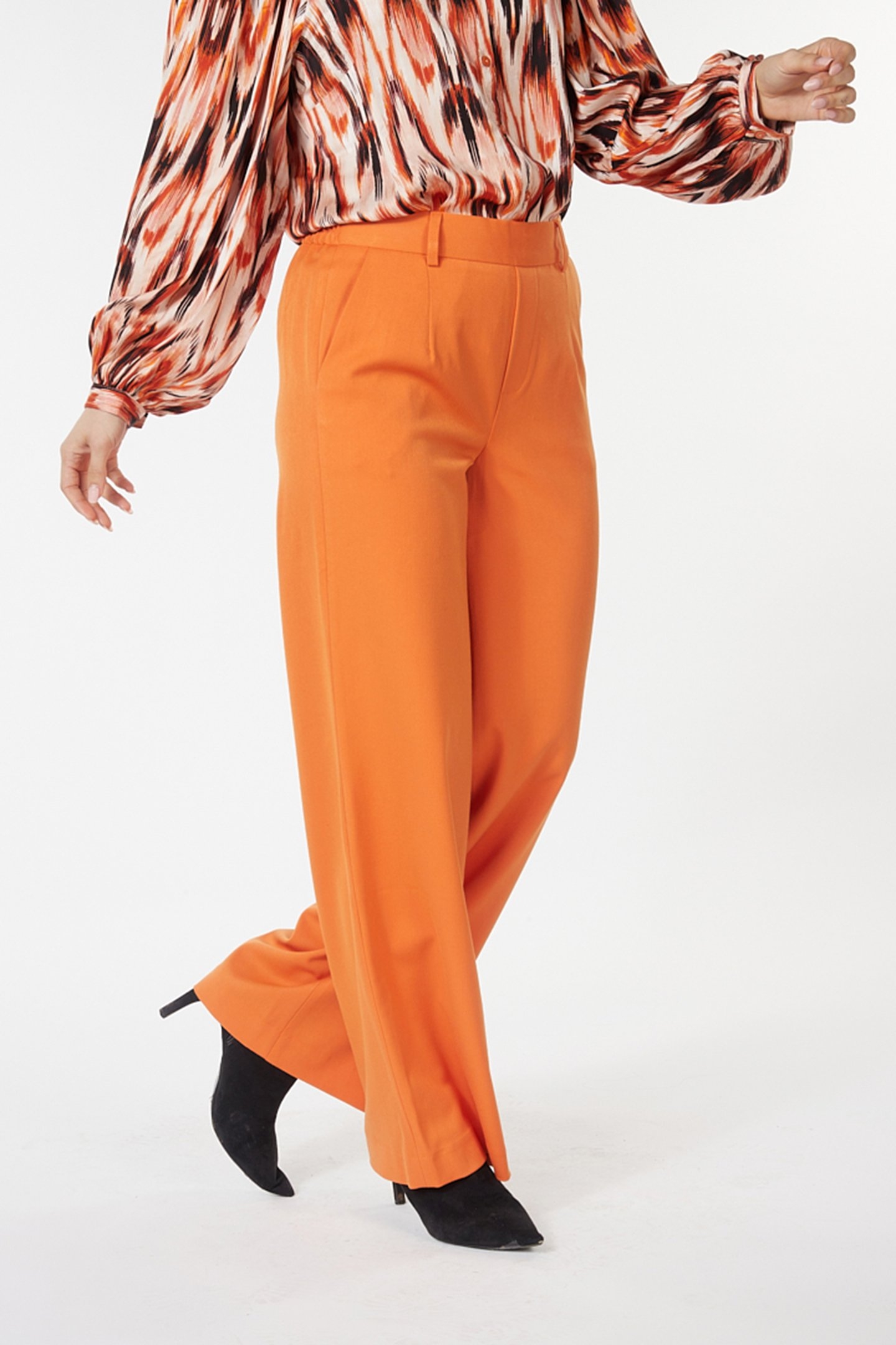 TROUSERS ELASTIC WB PUMPKIN 1