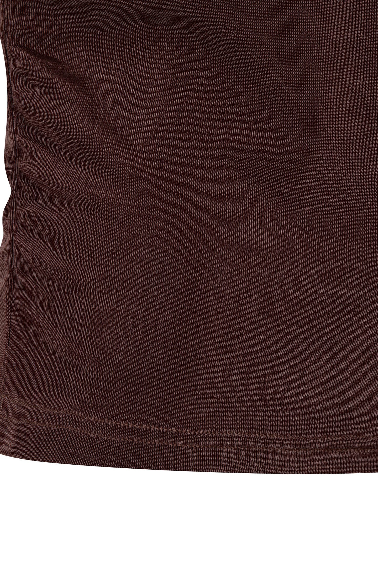 TOP WRINKLED WAIST CHOCOLATE 8