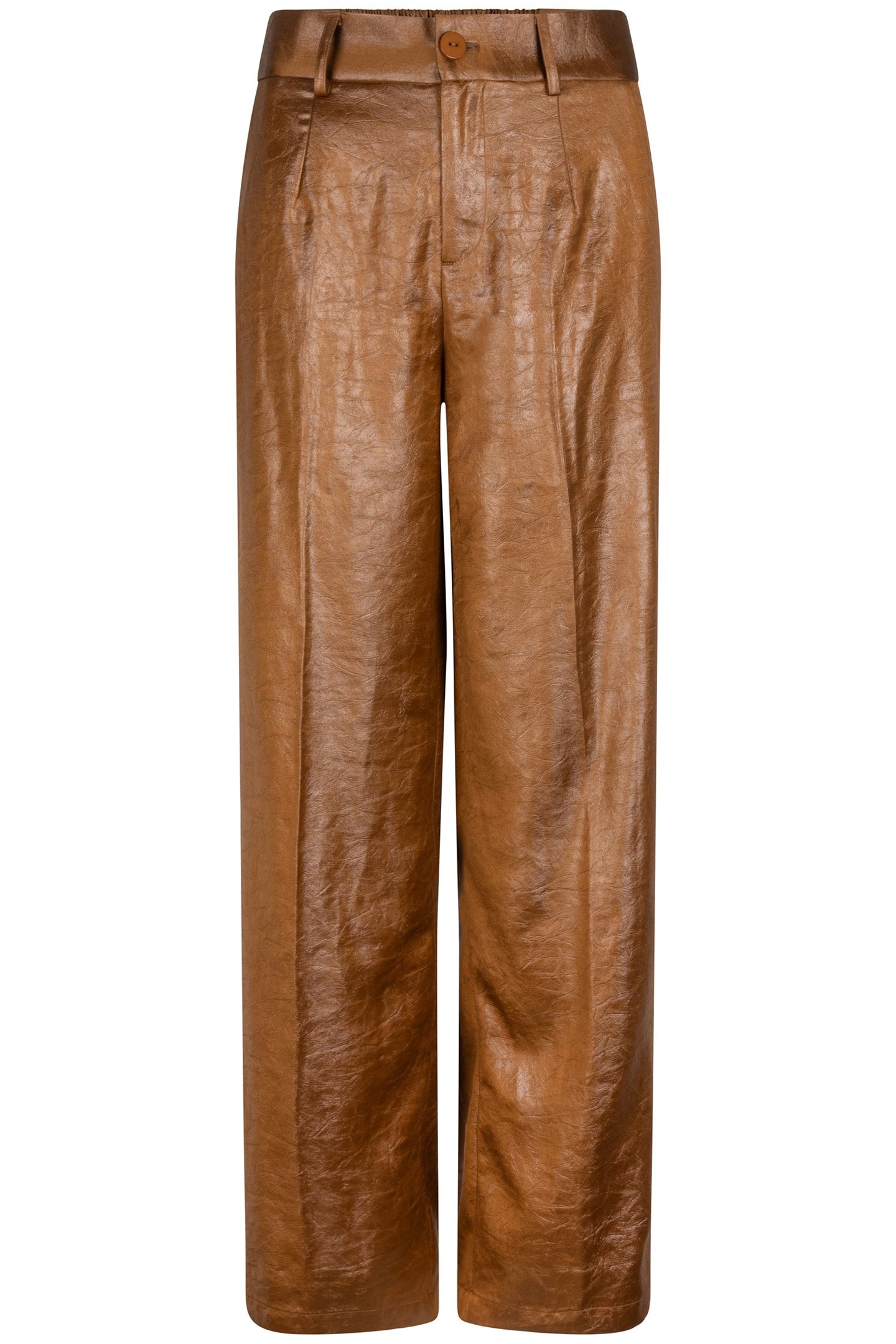 TROUSERS METALLIC EM BRANDY 4