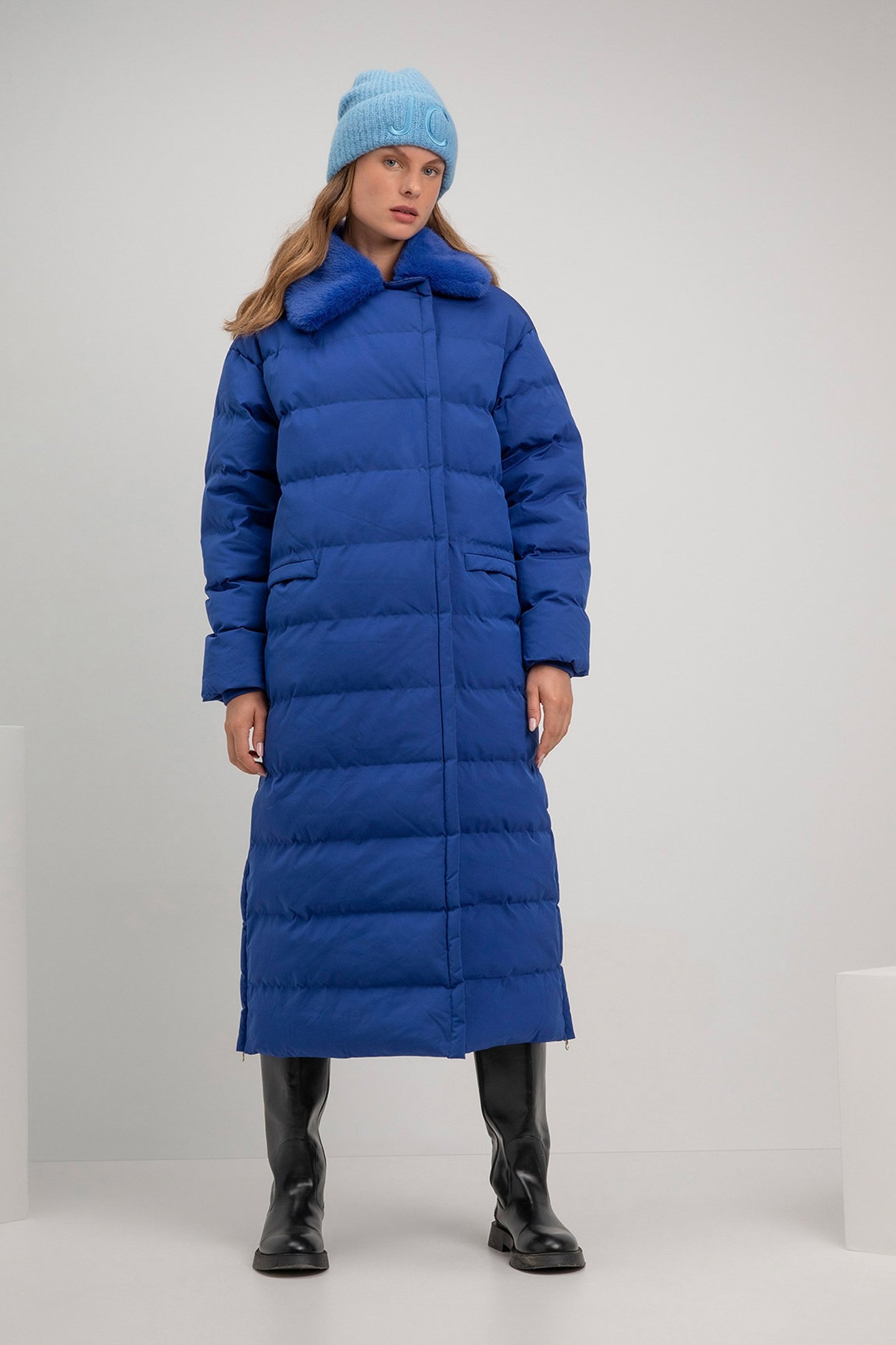 SUZE COAT ROYAL BLUE 1