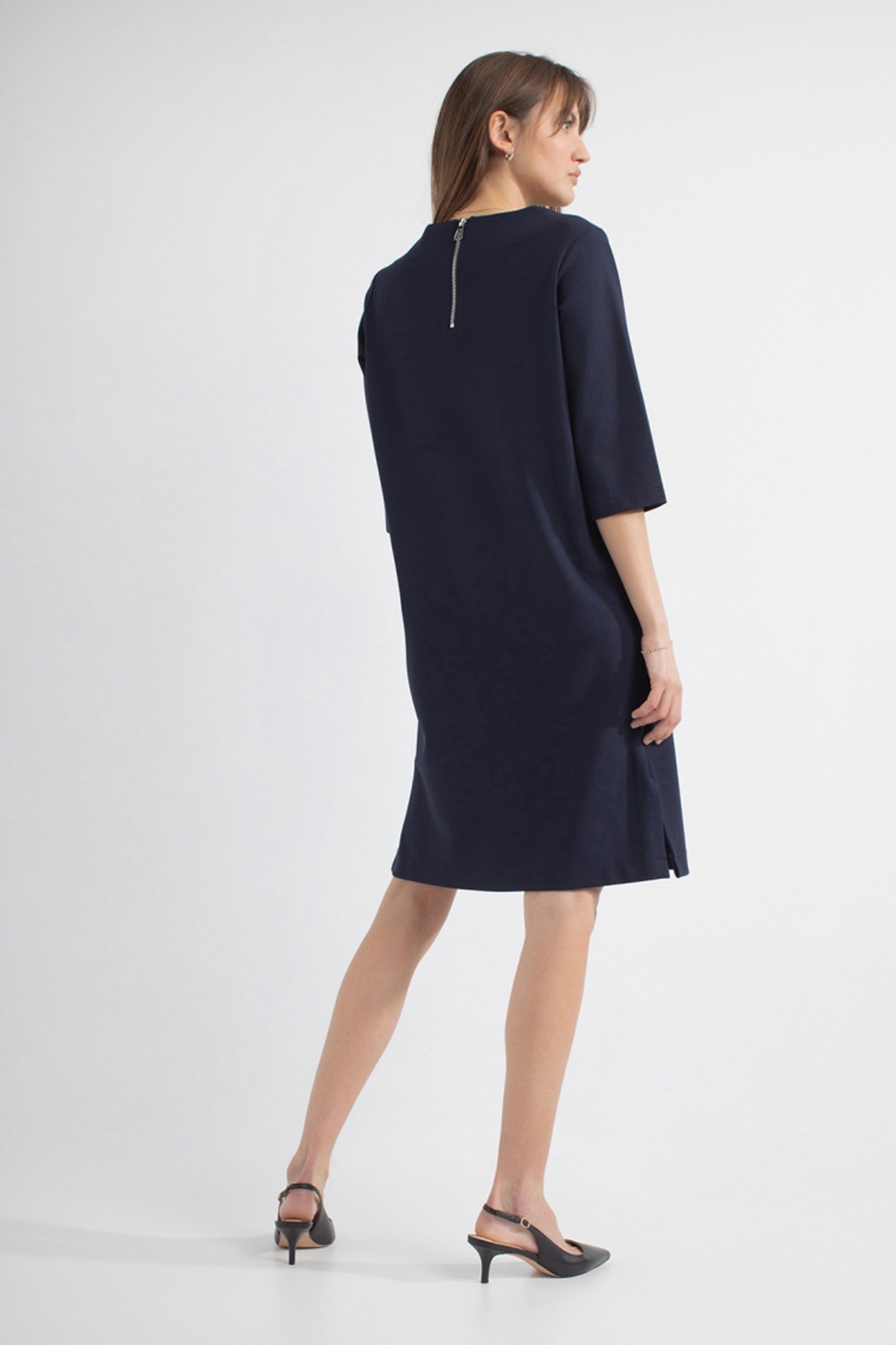 POLLY DRESS NAVY 3