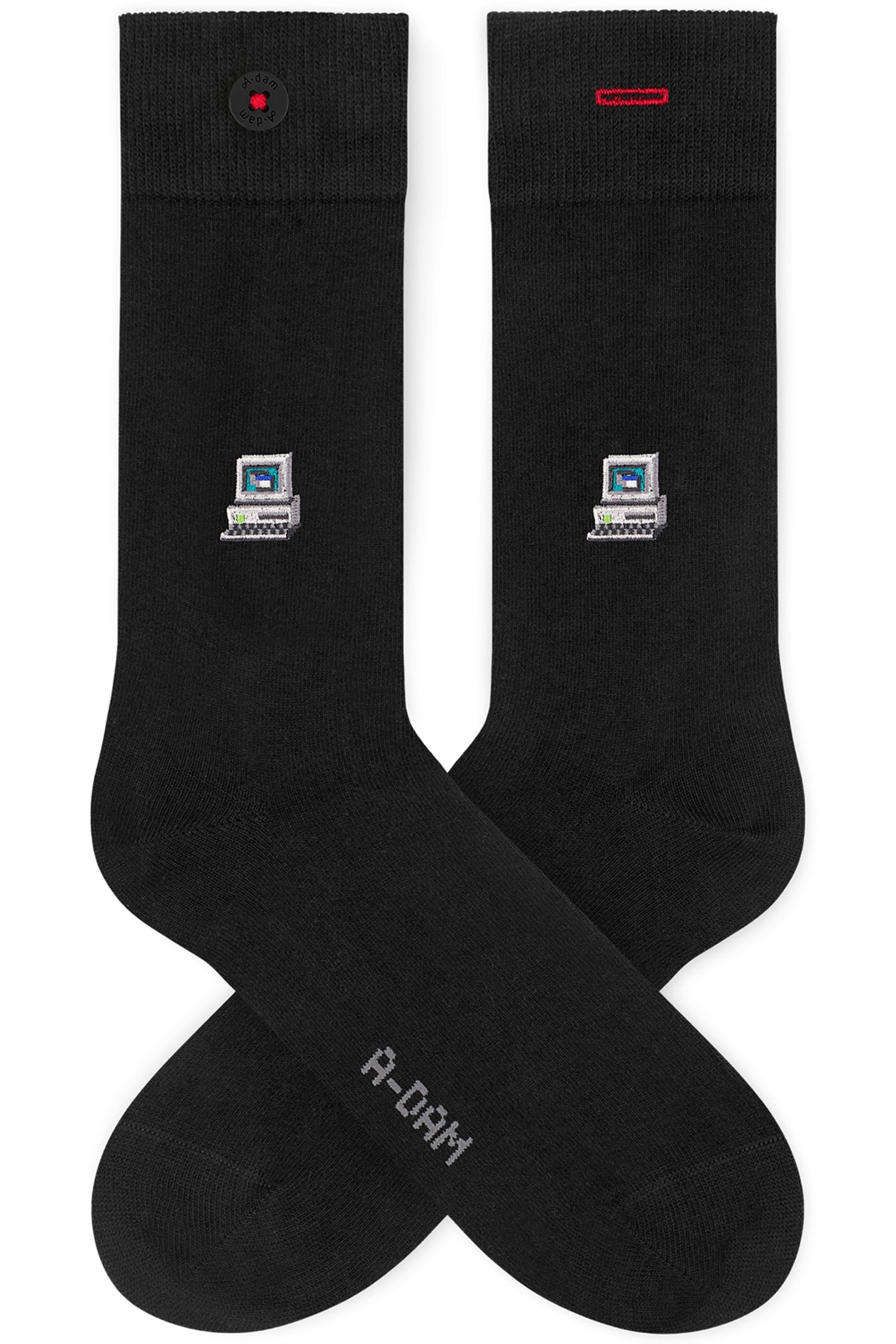 UNISEX A-DAM 4-PACK CASUAL SOCKS MULTICOLOR 5