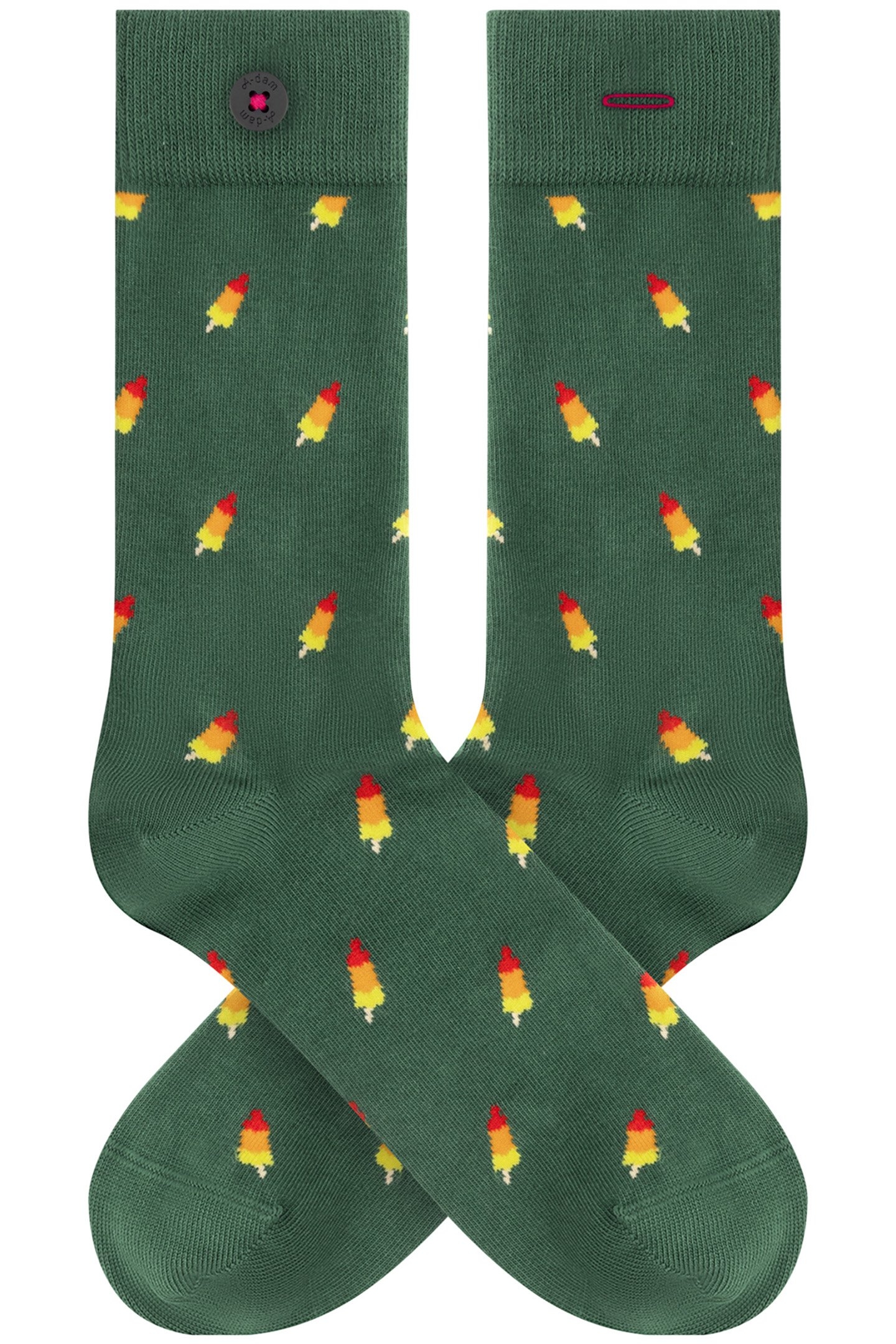 UNISEX A-DAM 4-PACK CASUAL SOCKS MULTICOLOR 4