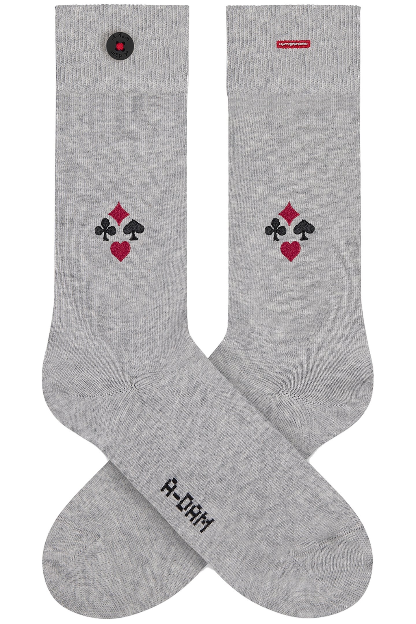 UNISEX A-DAM 4-PACK CASUAL SOCKS MULTICOLOR 3