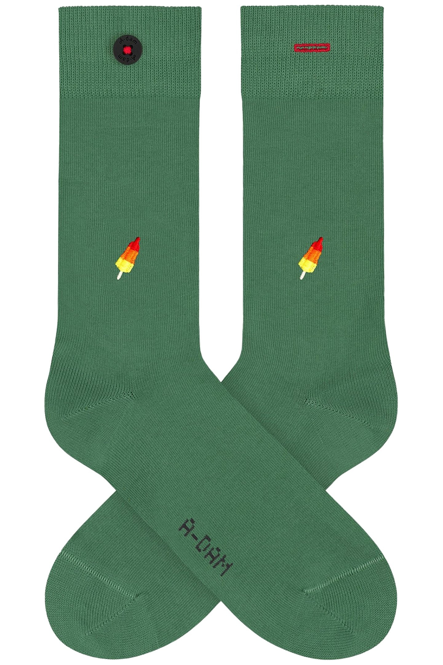 UNISEX A-DAM 4-PACK CASUAL SOCKS MULTICOLOR 4