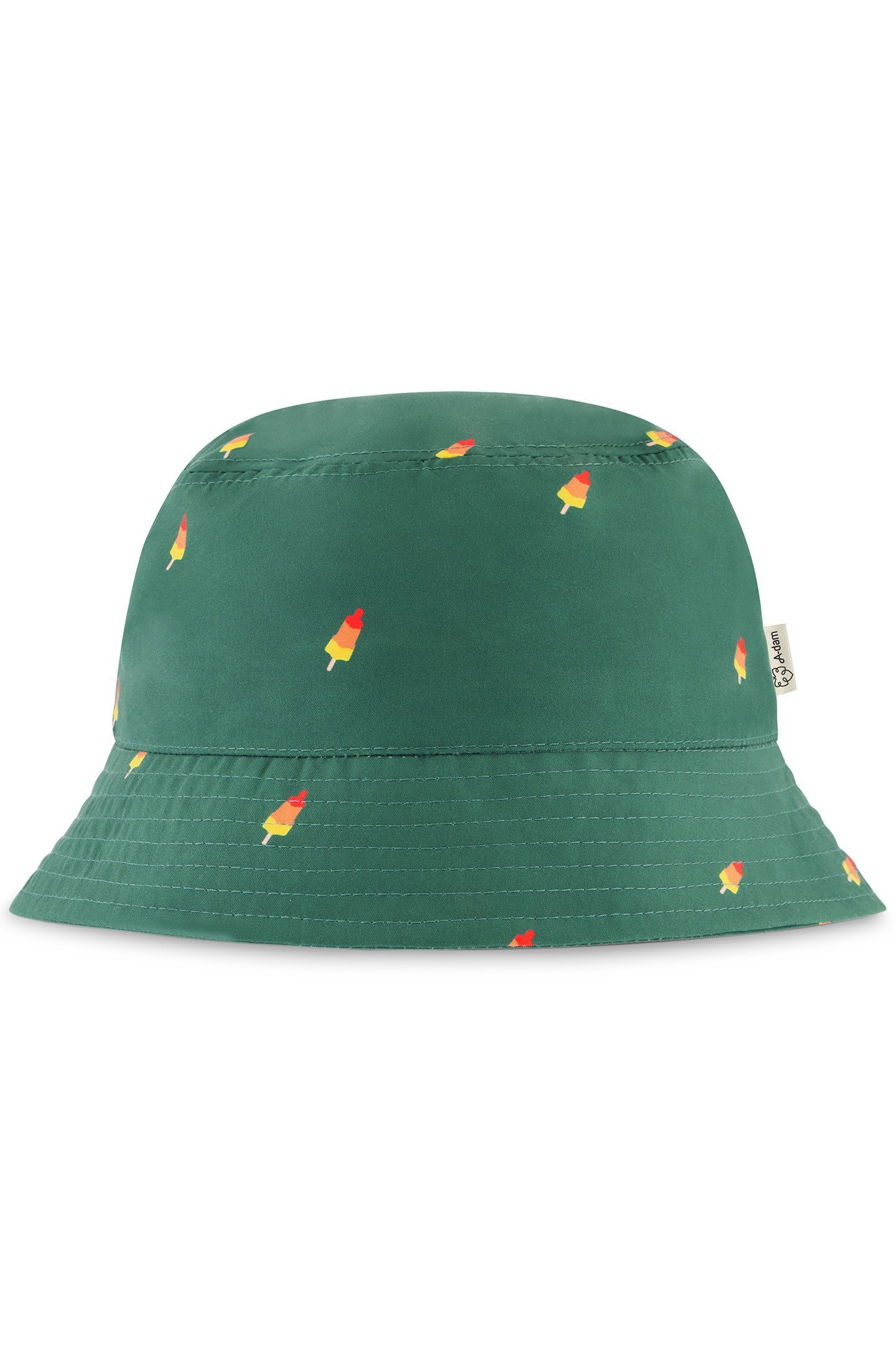 UNISEX BUCKET HAT GREEN ROCKET SMOKE PINE 2