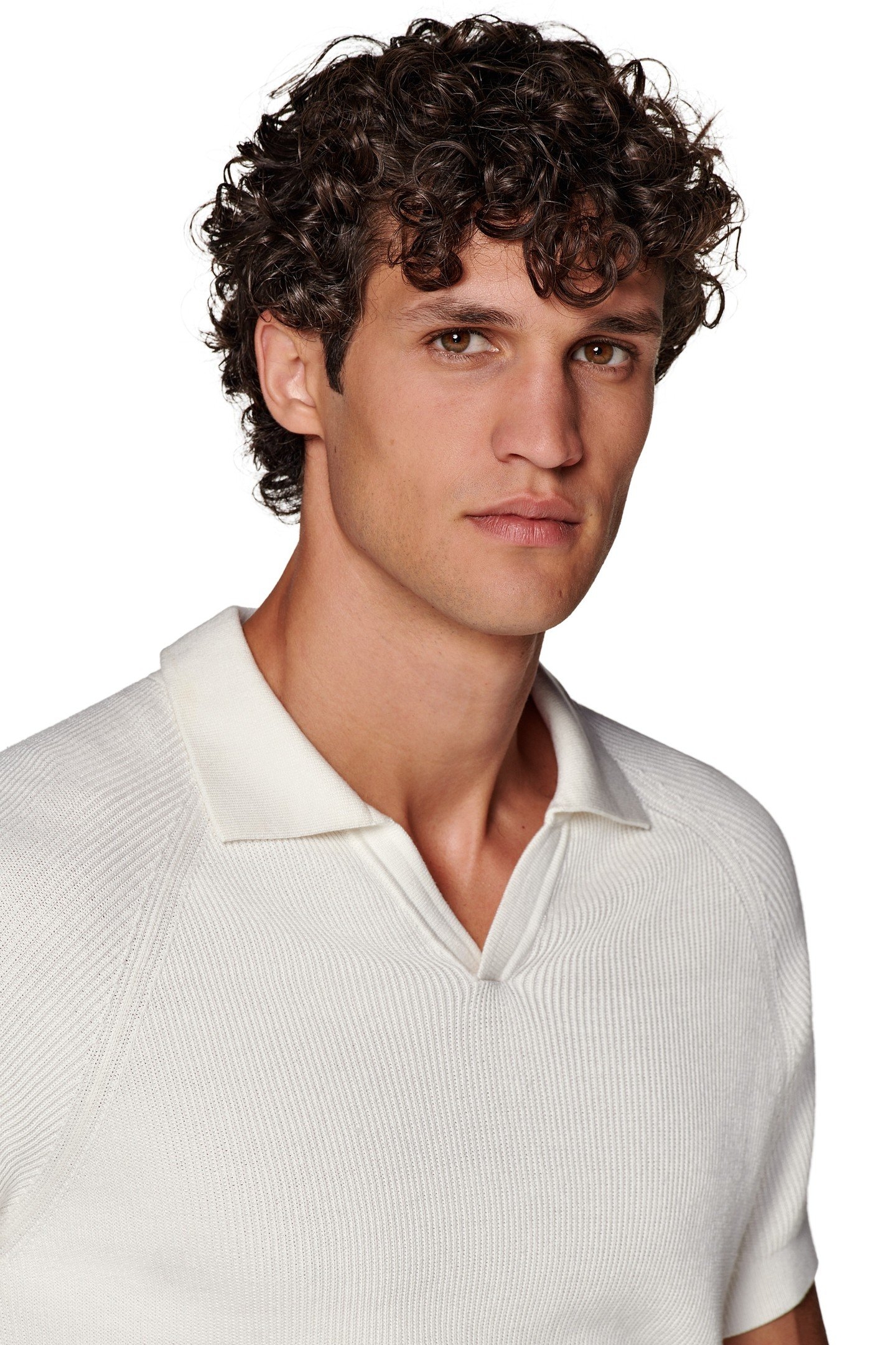 BUTTONLESS POLO RIB OFF WHITE OFF-WHITE 7