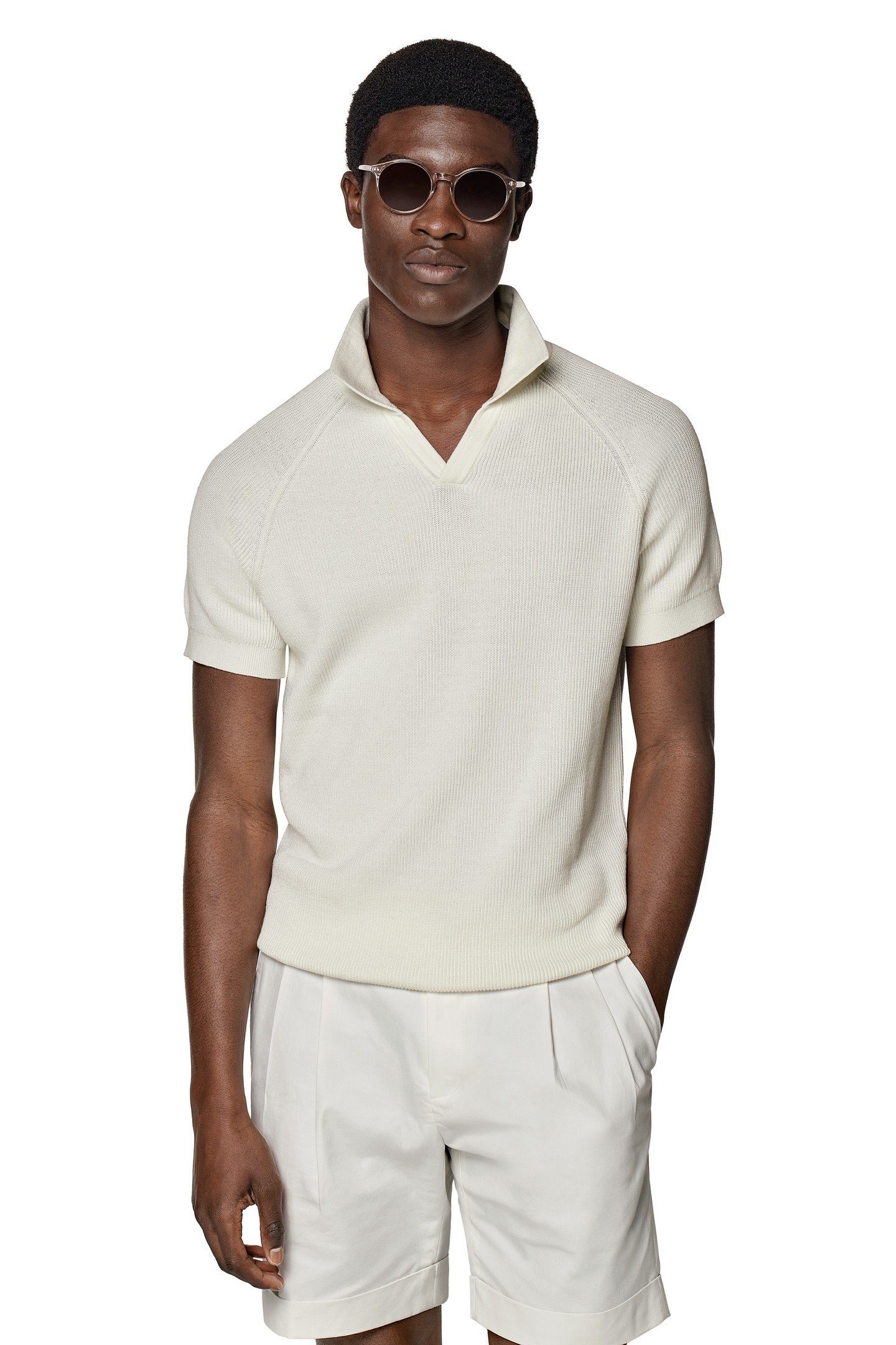BUTTONLESS POLO RIB OFF WHITE OFF-WHITE 2
