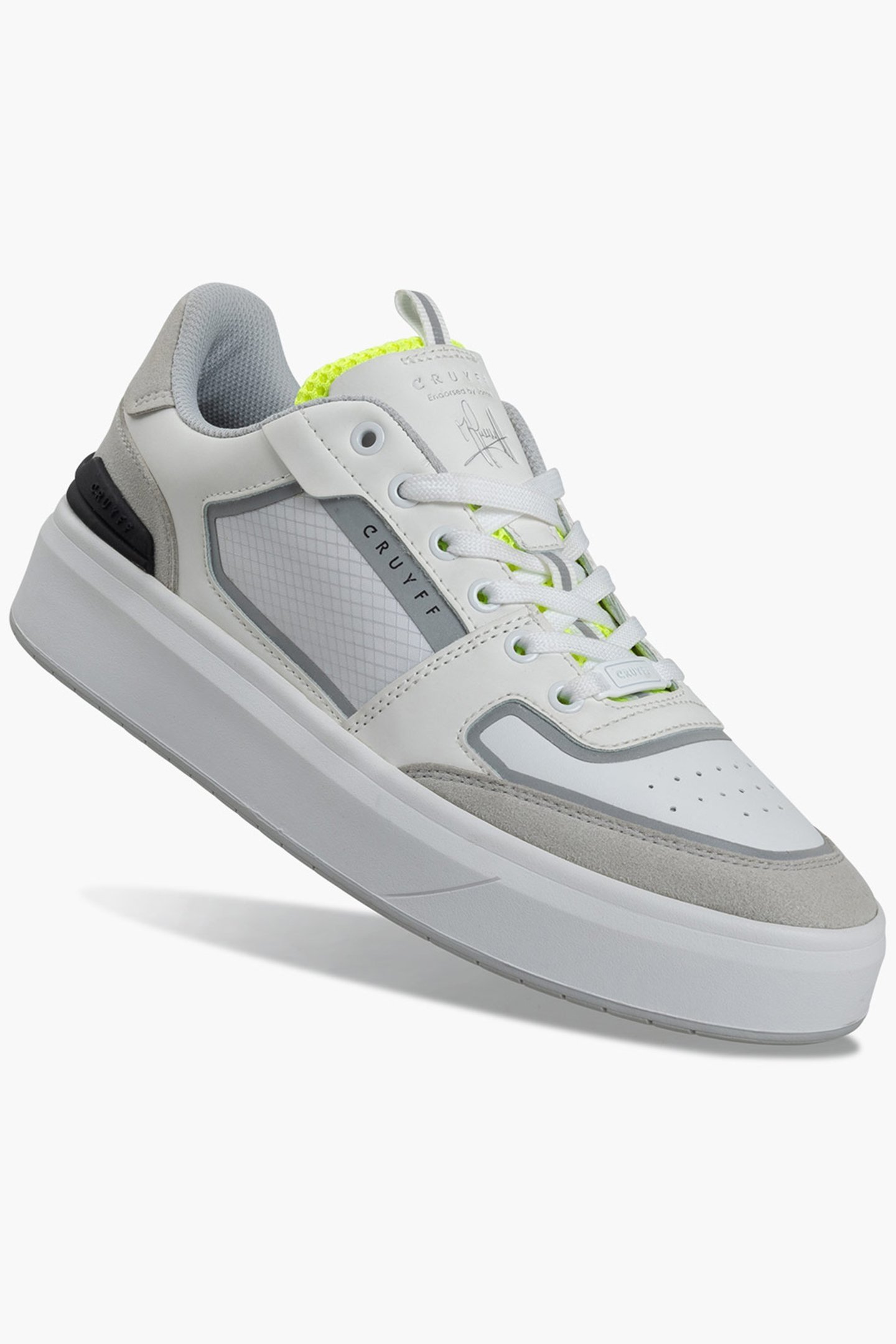 ENDORSED TENNIS WHITE/FLUO YELLOW 6