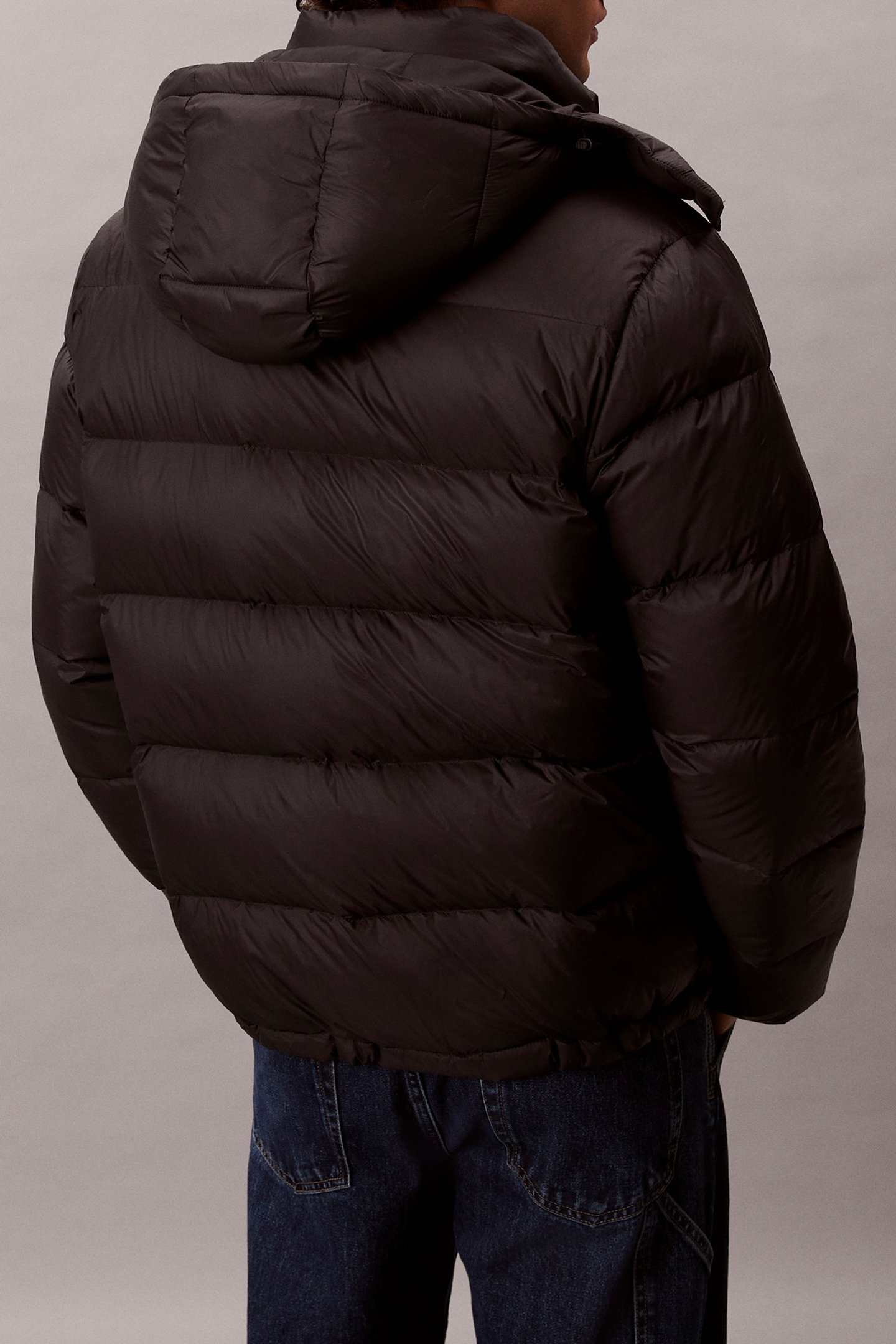 LONGSLEEVE NYLON ZIP OFF HOODIE BLACK 3