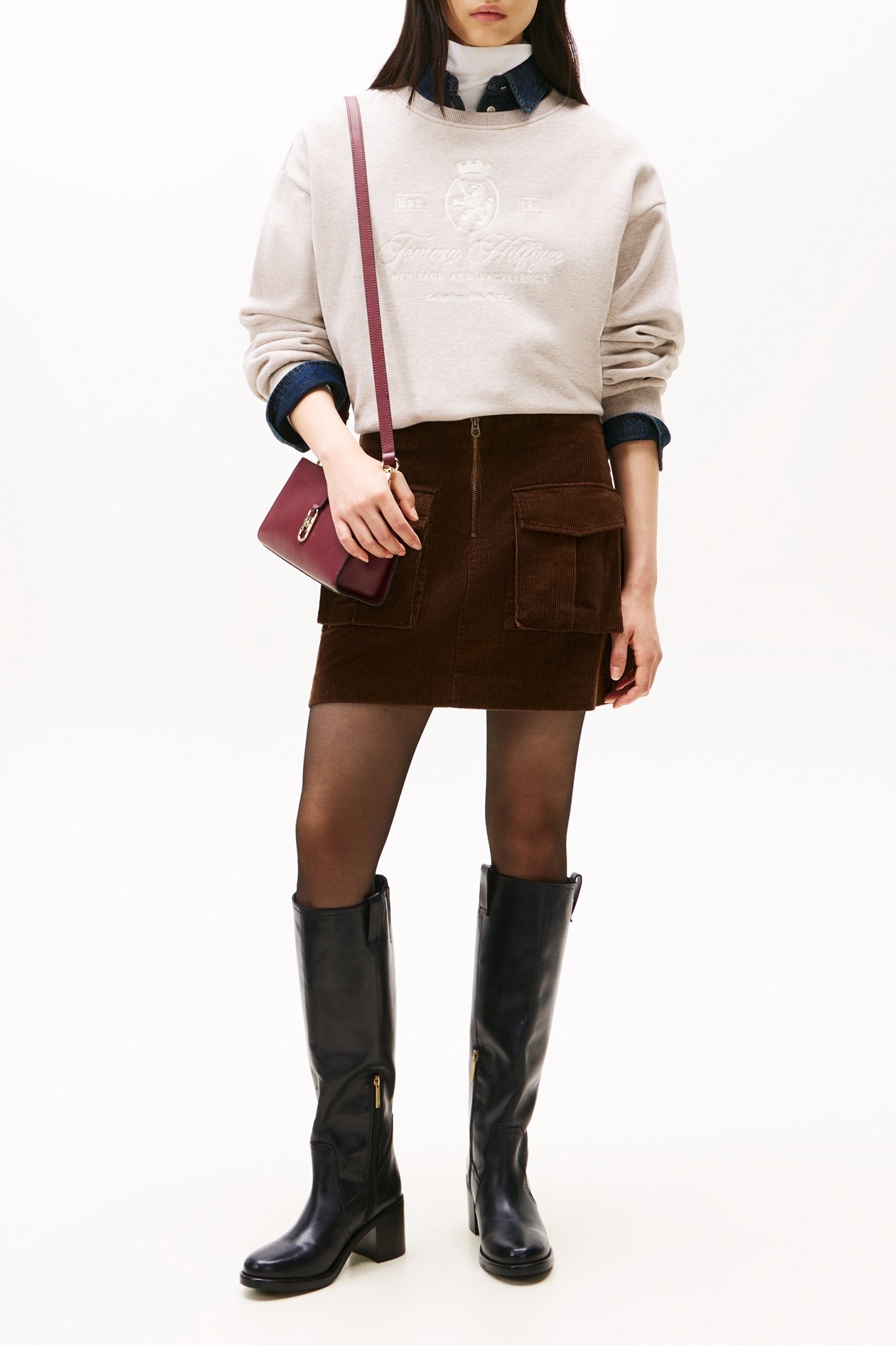 RIDING LEATHER LONG BOOTS BLACK 1