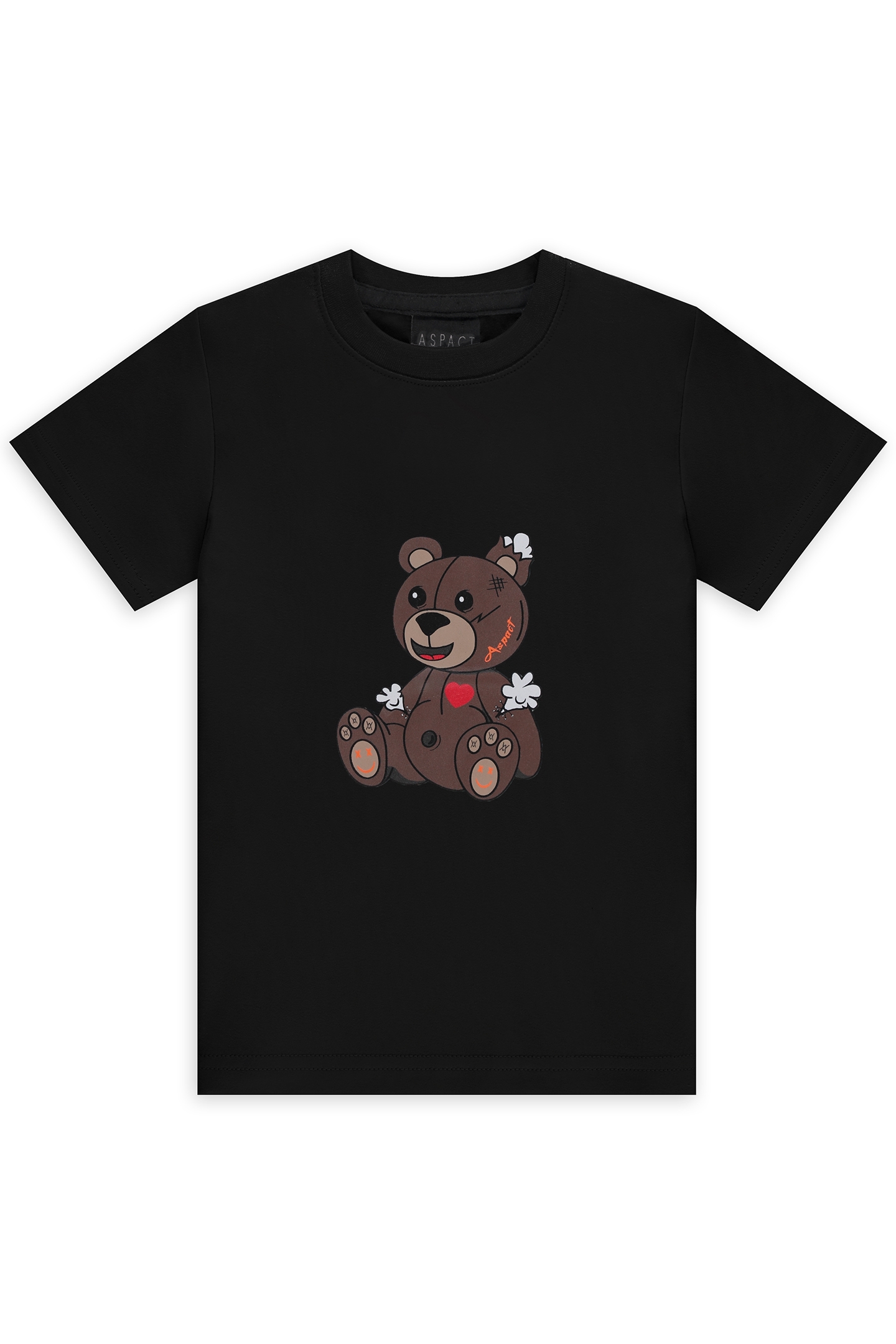 KIDS TEDDY TEE BLACK 1