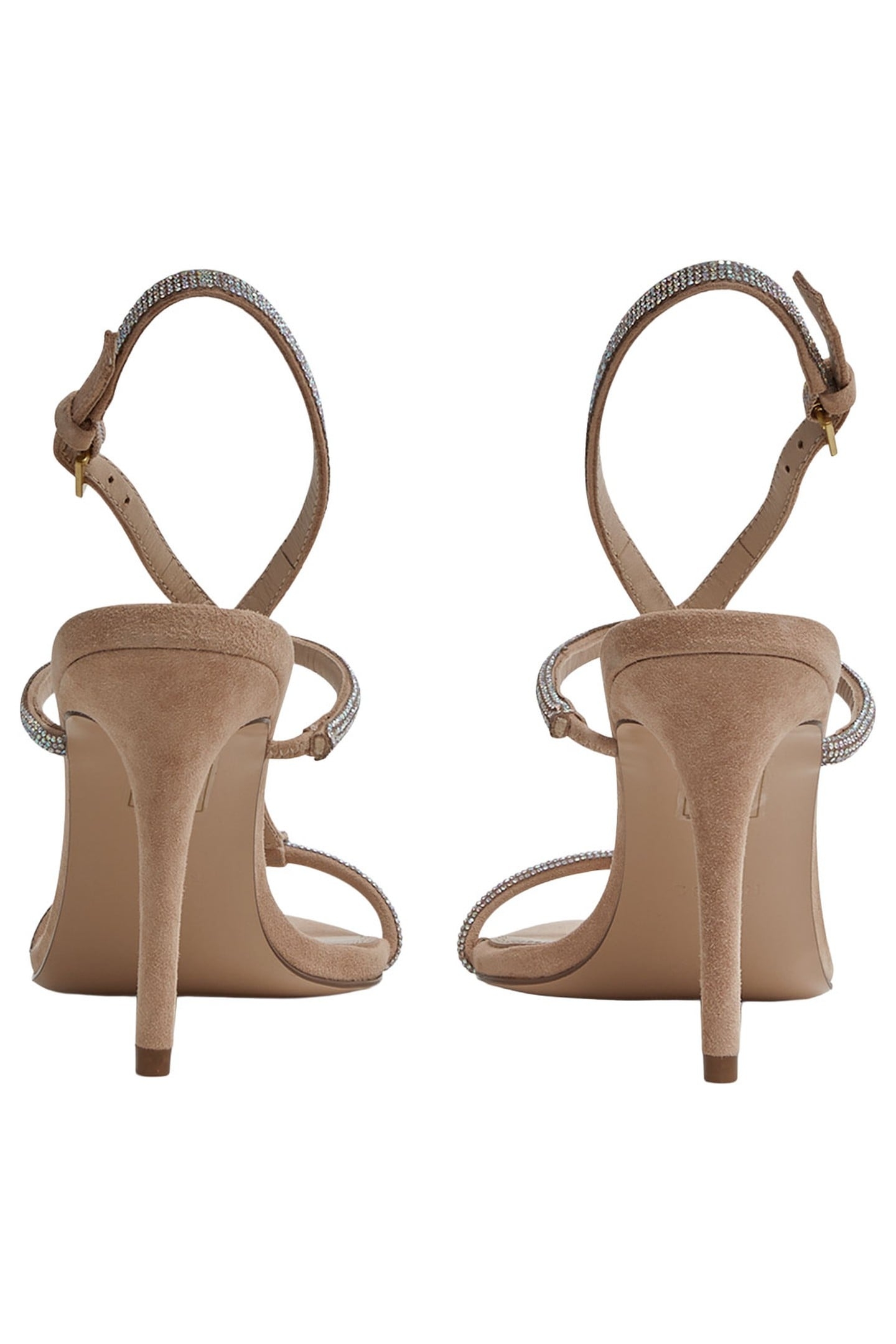LEATHER HEELED SANDAL NUDE 3