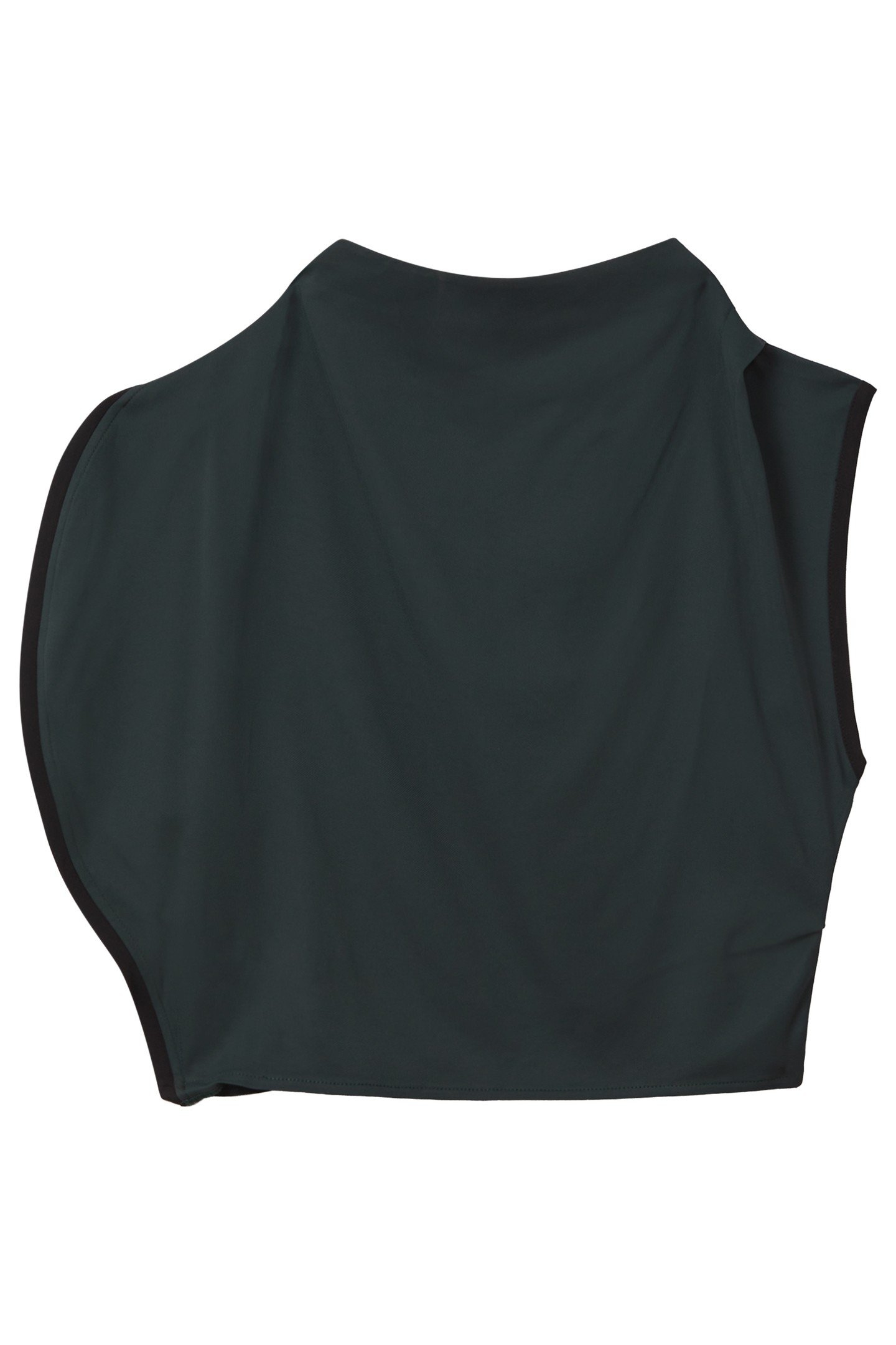 DRAPE DETAIL CROP TOP GREEN 3
