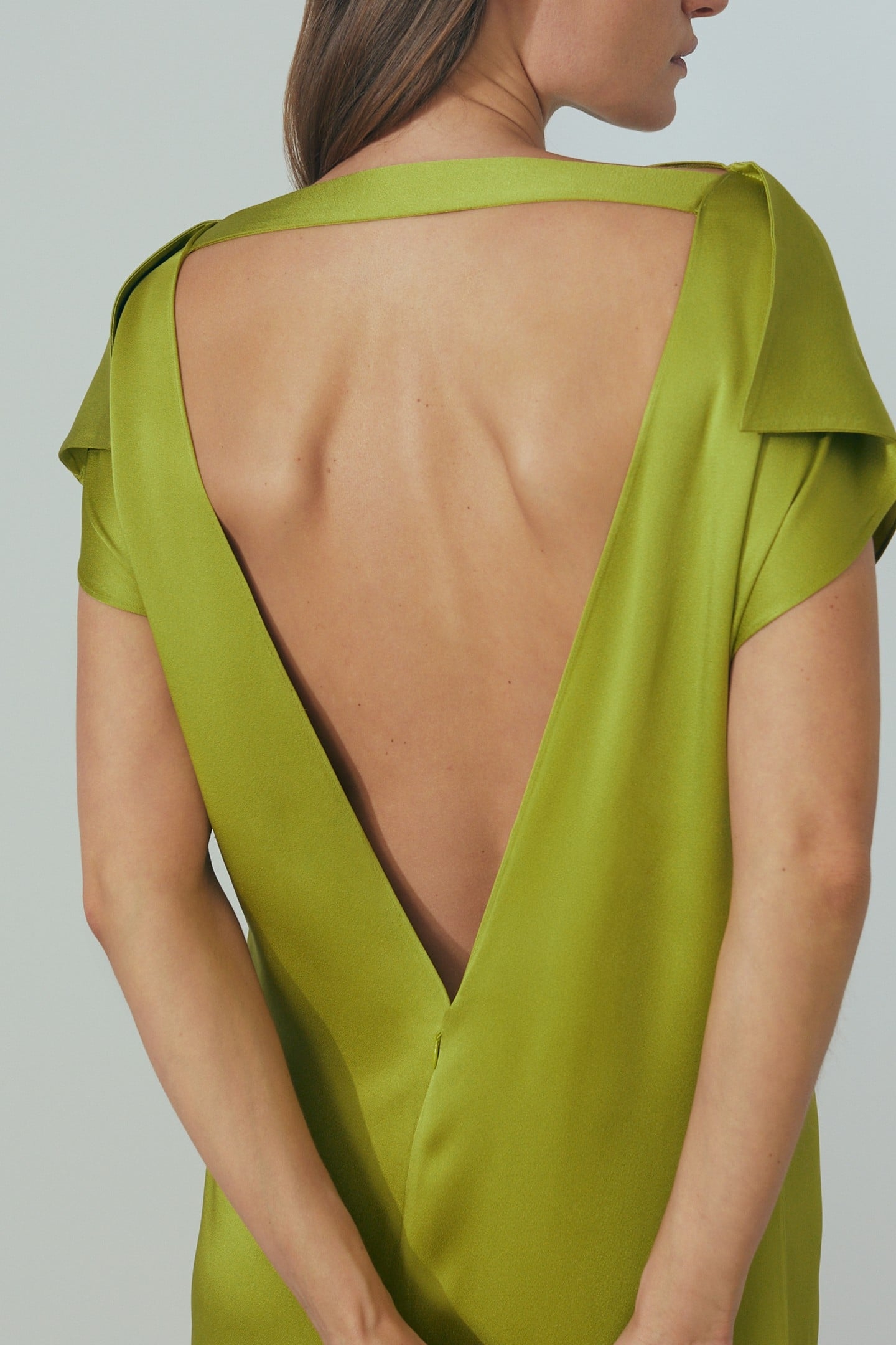 TRAIN MINI DRESS GREEN 3