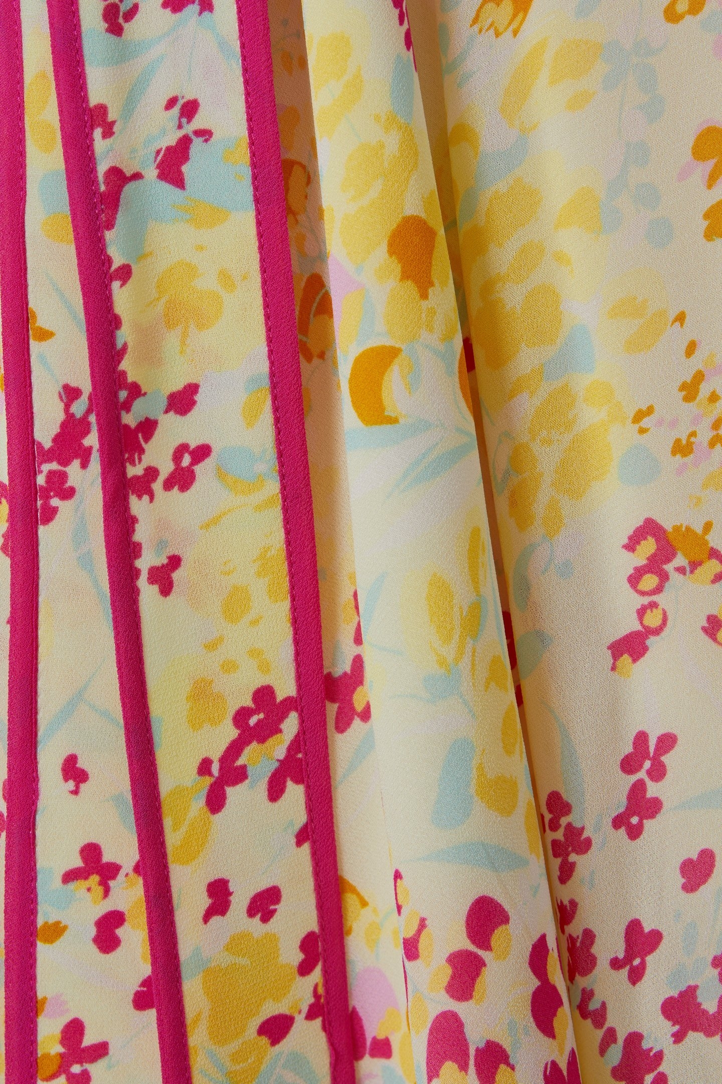 BUTTERCUP PRINTED FLIPPY SKIRT PINK/YELLOW 5