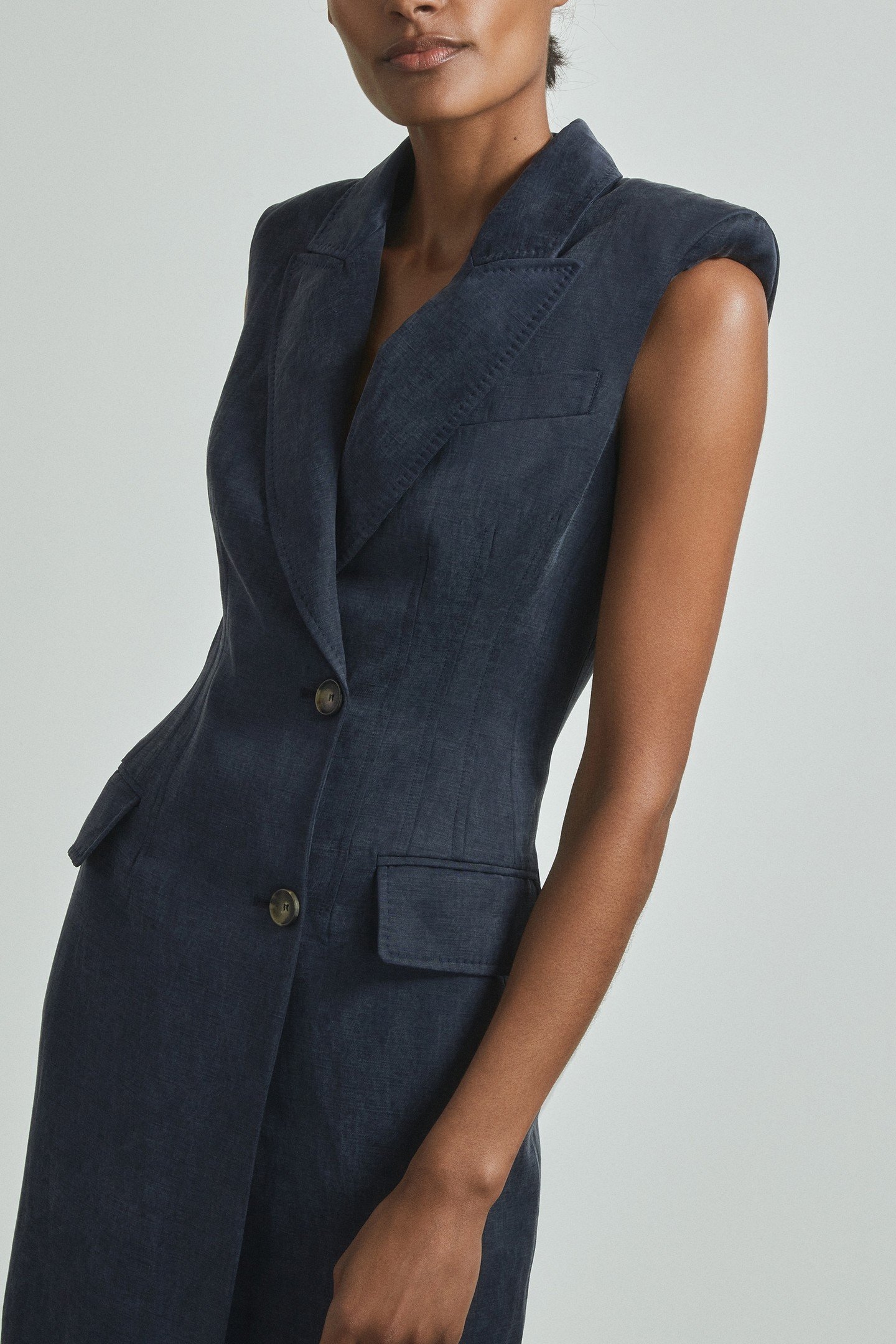 NAVY CUPRO DRESS NAVY 1