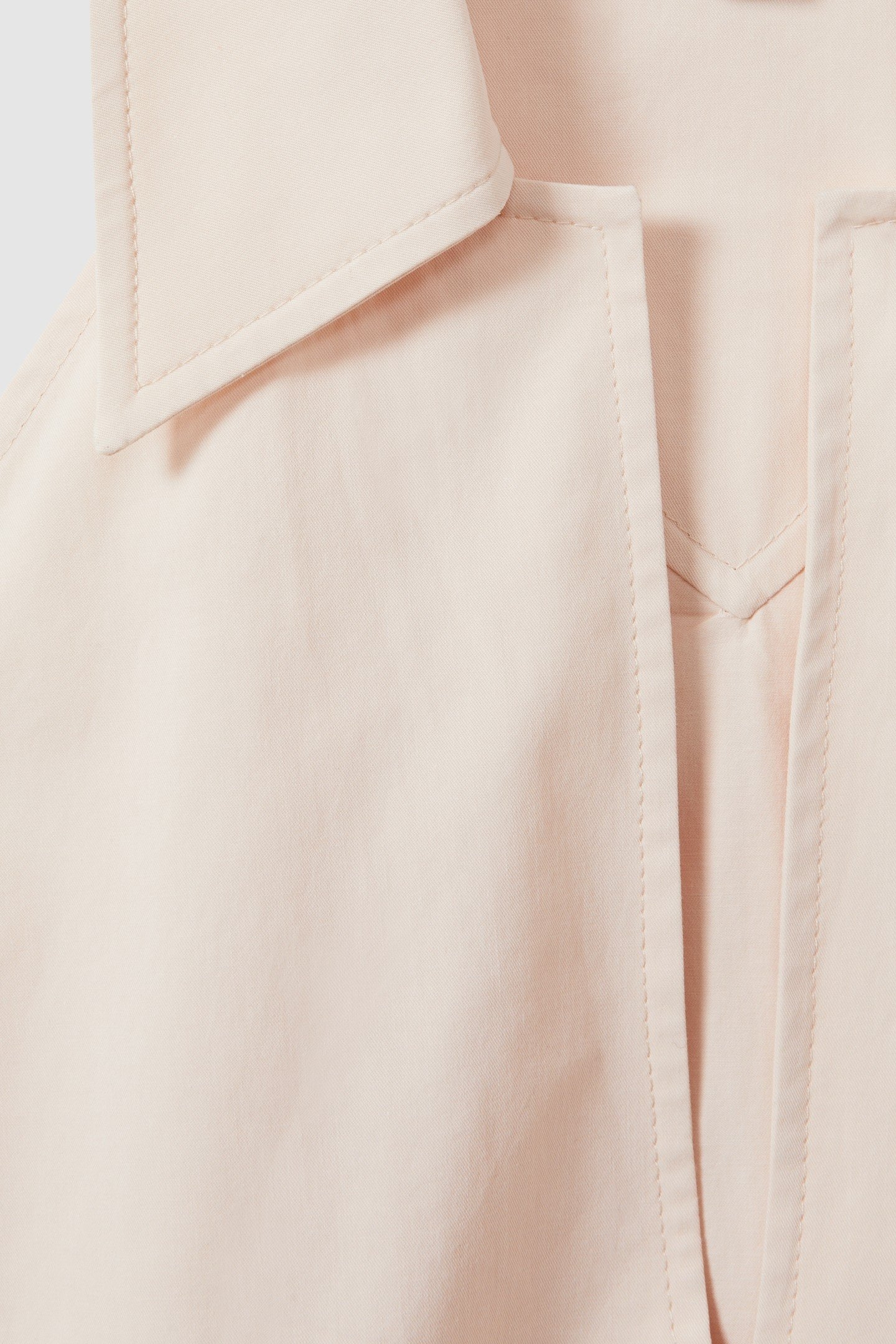 COTTON COLLAR SLEEVELESHORTSLEEVE TOP NEUTRAL 5