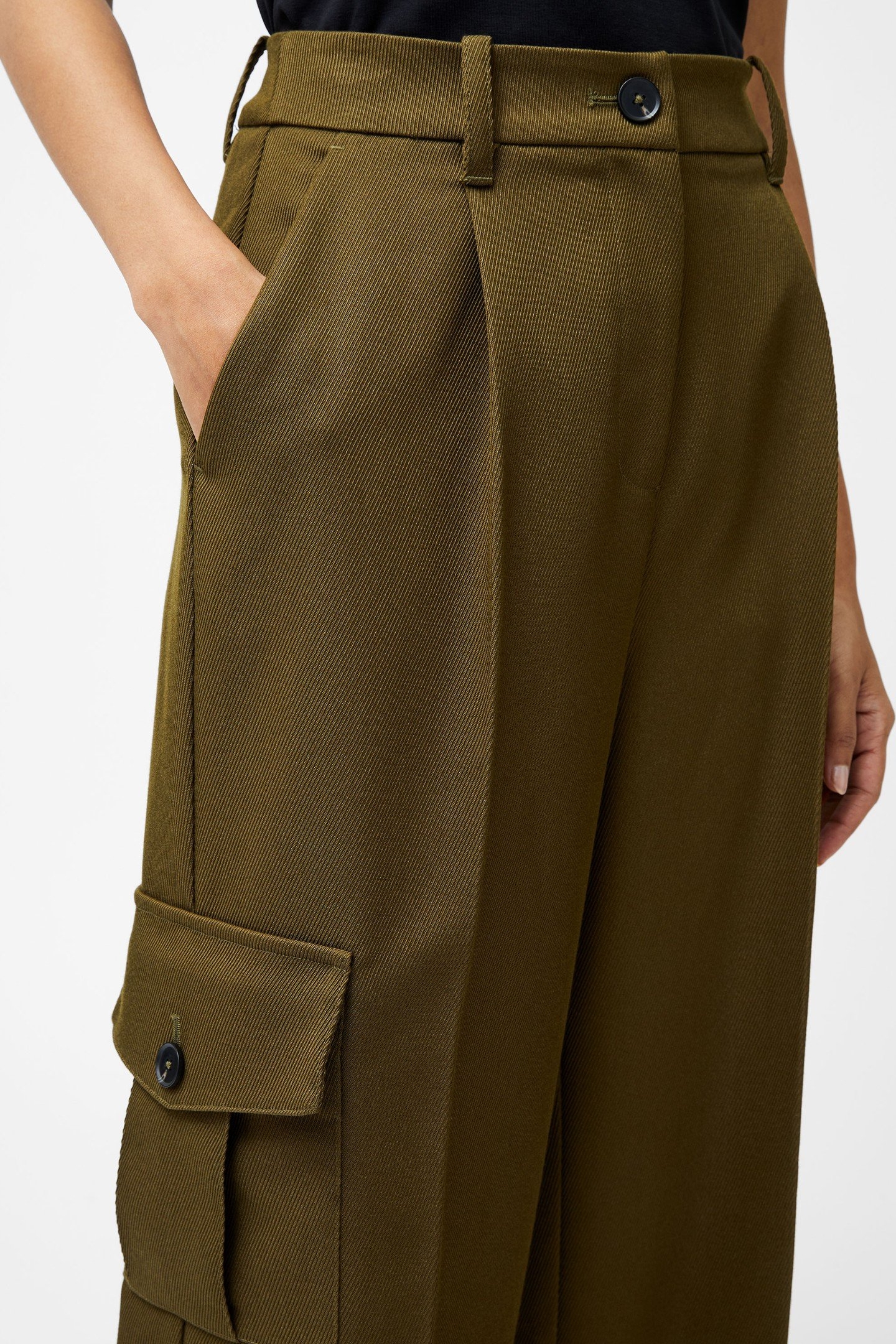 FLORENCE TWILL COMBAT TROUSER KHAKI 3