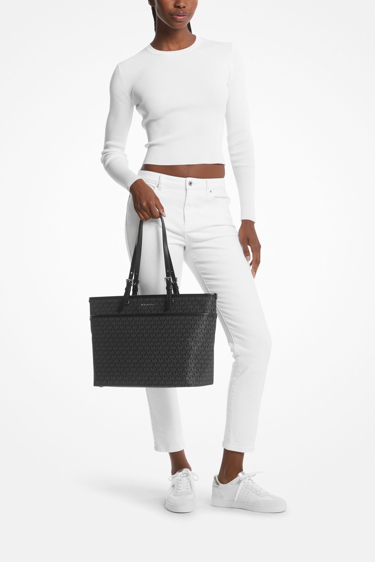 LARGE POCKET TOTE BAG BLACK 4