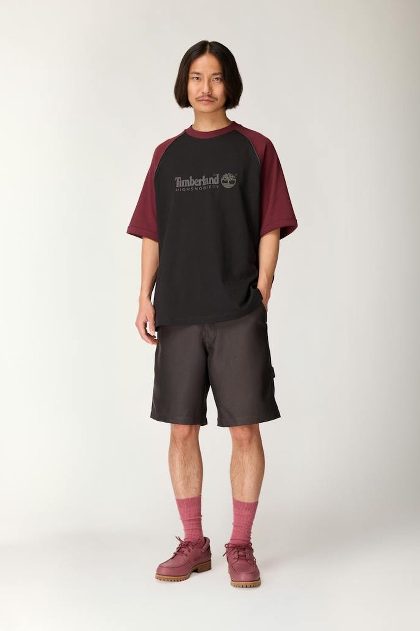 TIMBERLAND X HIGHSNOBIETY – CONTRAST SHORT SLEEVE RAGLAN 2