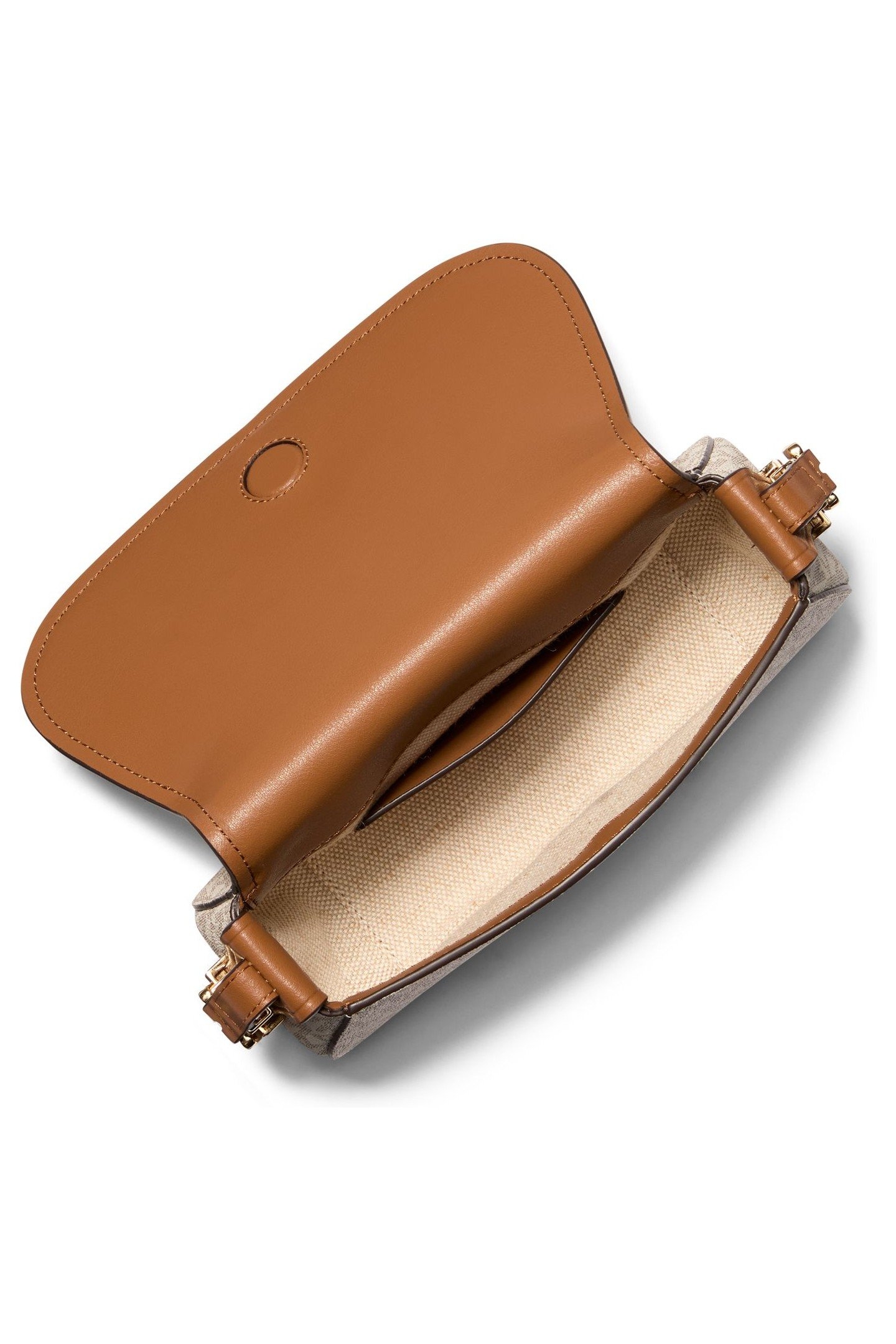 SMALL FLAP XBODY BAG VANILLA/ACORN 2