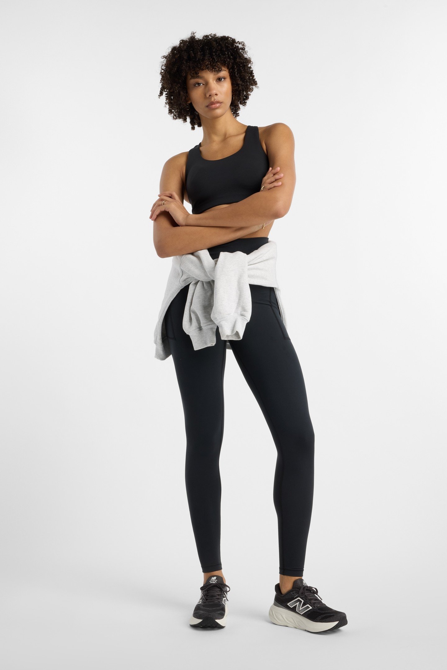 HARMONY POCKET HIGH RISE LEGGING BLACK (BK) 1