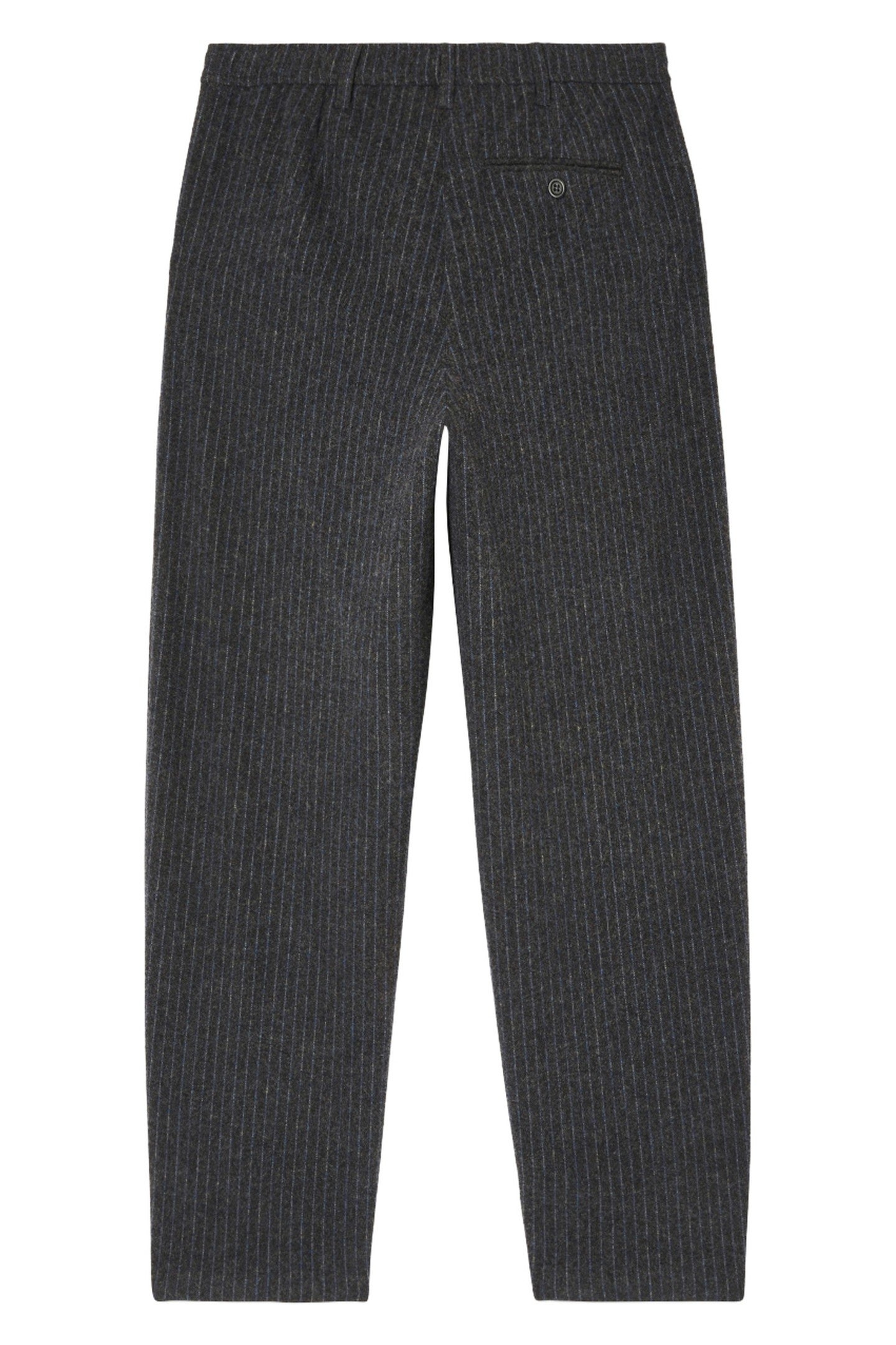 WOOL PANTS GREY AND BLUE STRIPES 3