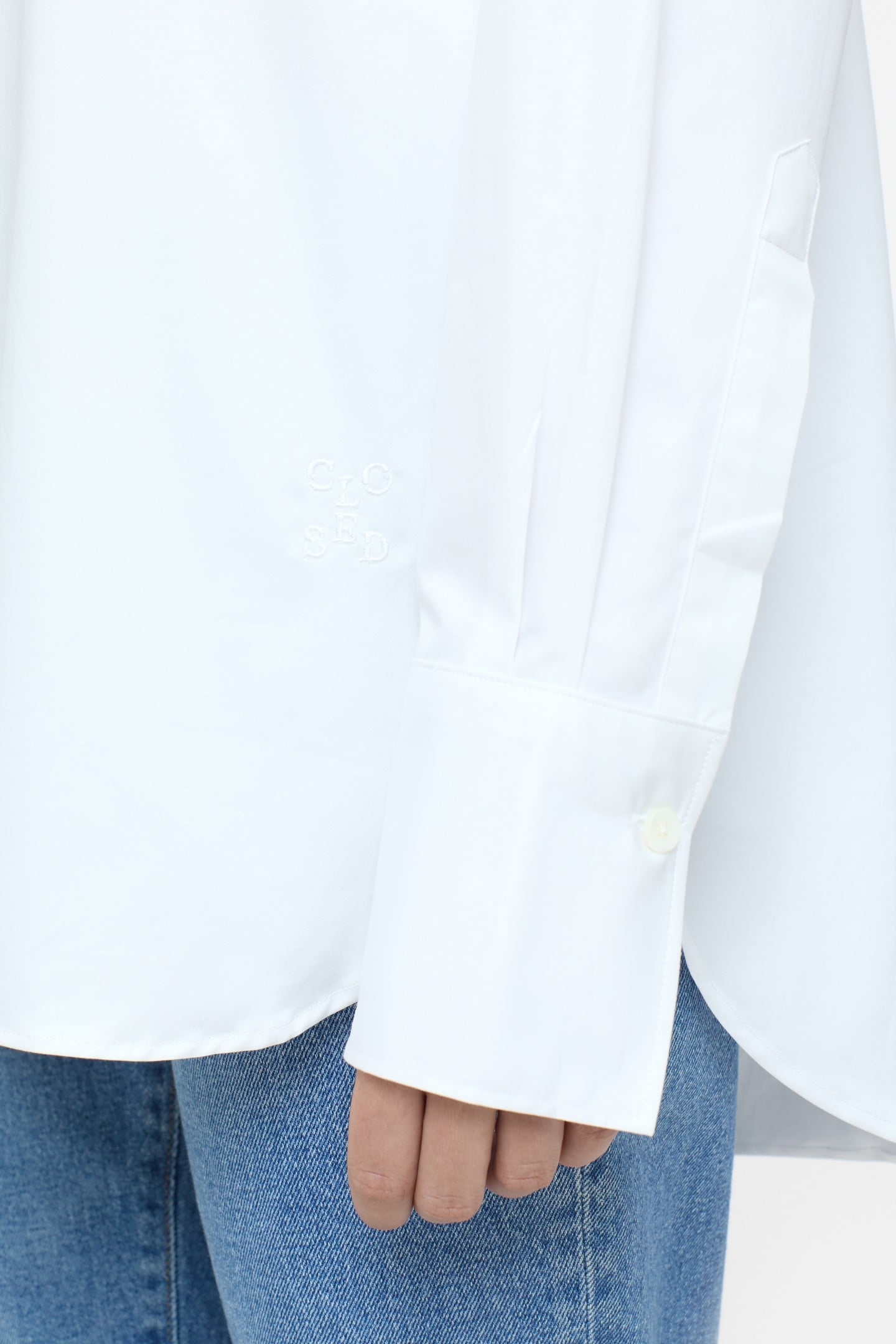 BOXY LONG SLEEVE SHIRT & BLOUSES WHITE 4