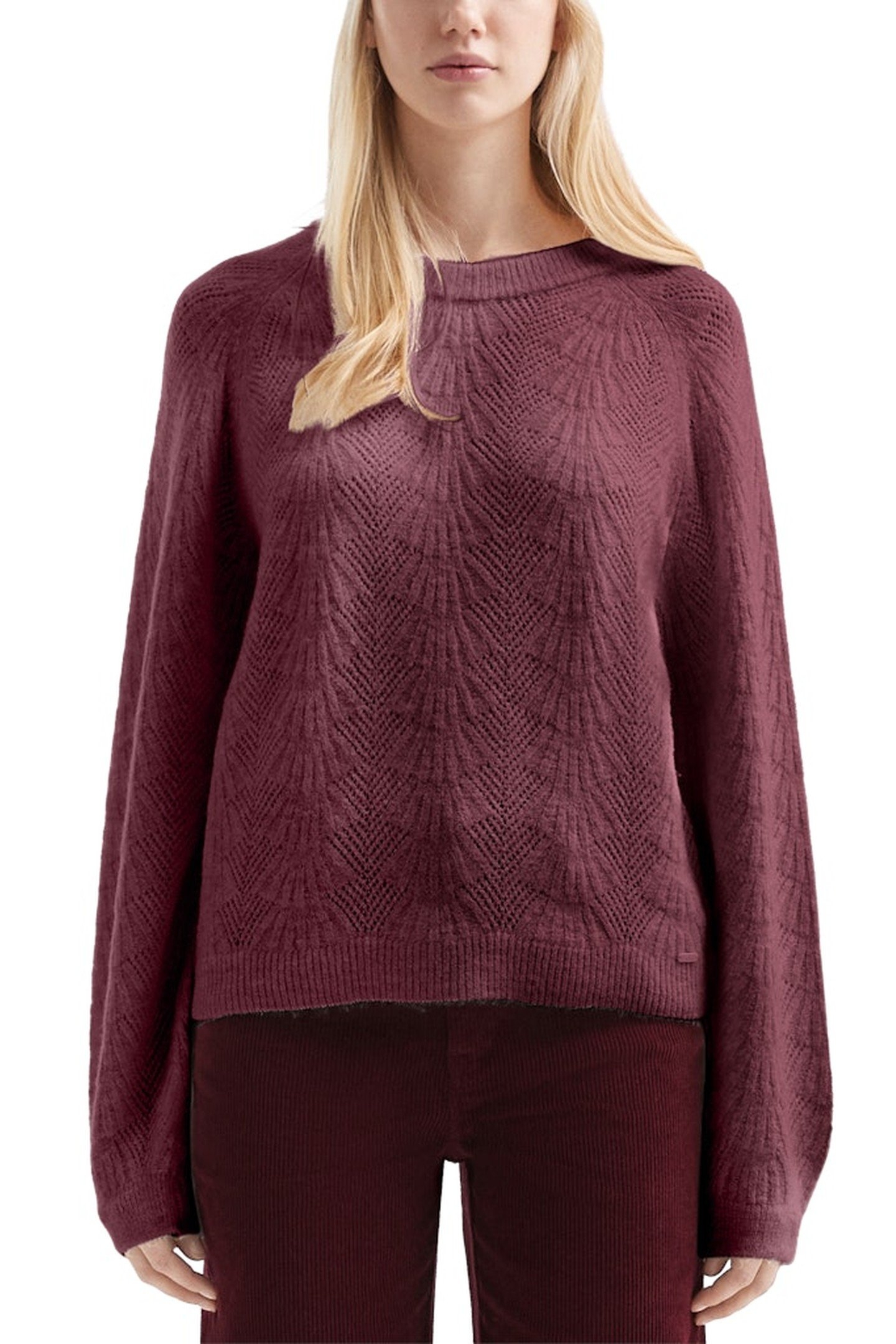 S.OLIVER-QS PULLOVER BURGUNDY 2