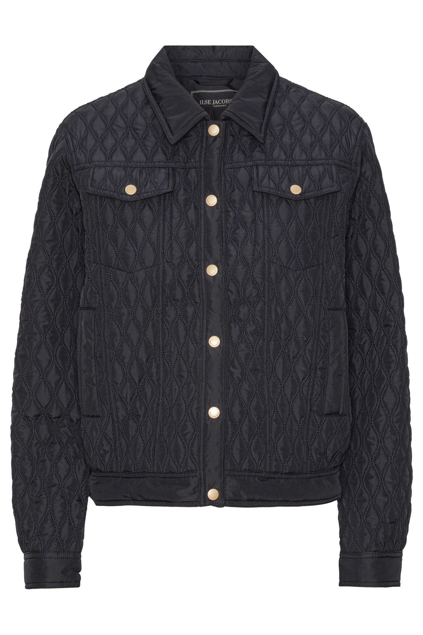 ALLY03 QUILT JACKETS DARK INDIGO 1