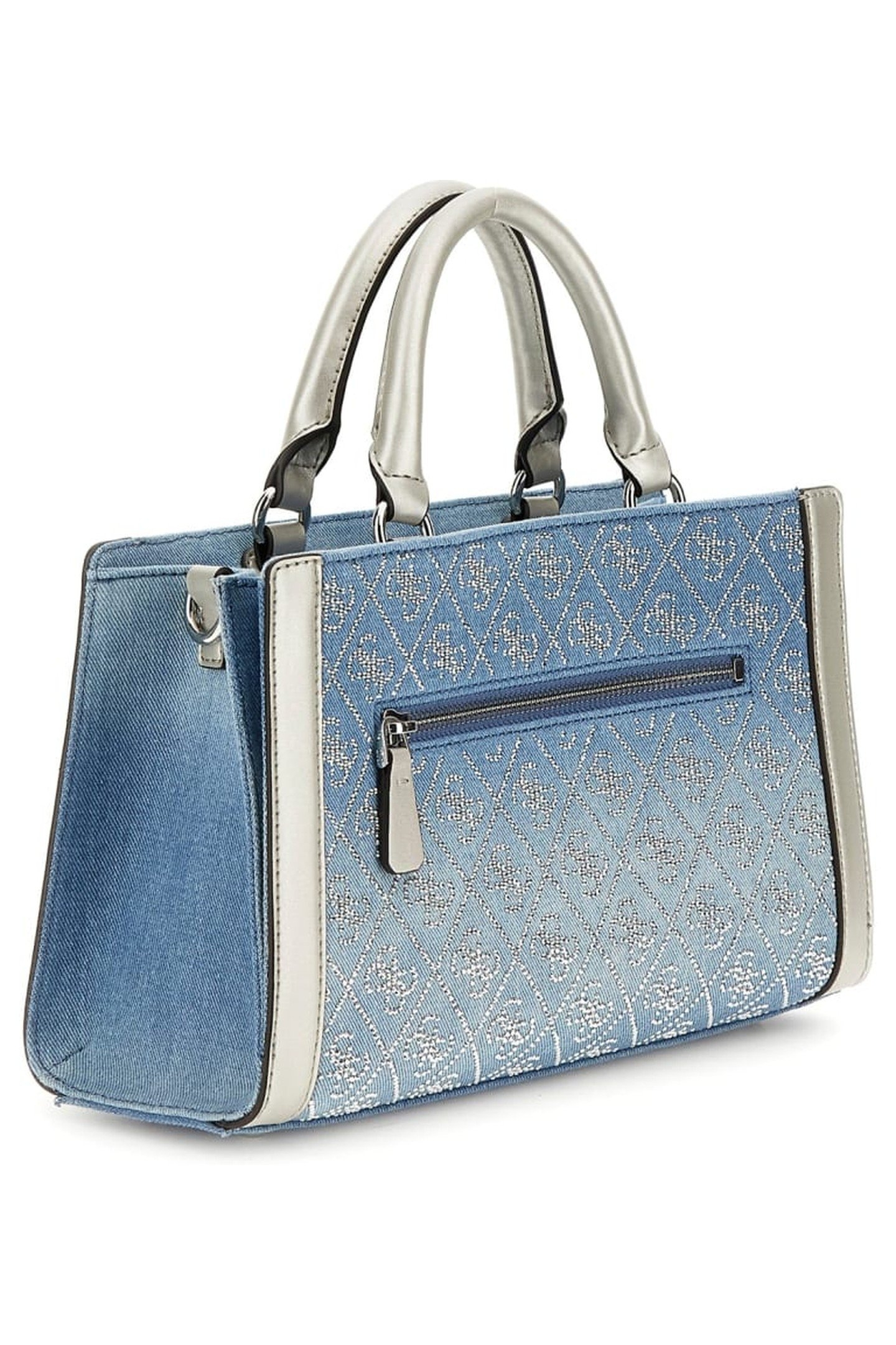 DILI SMALL SATCHEL DENIM LOGO 4