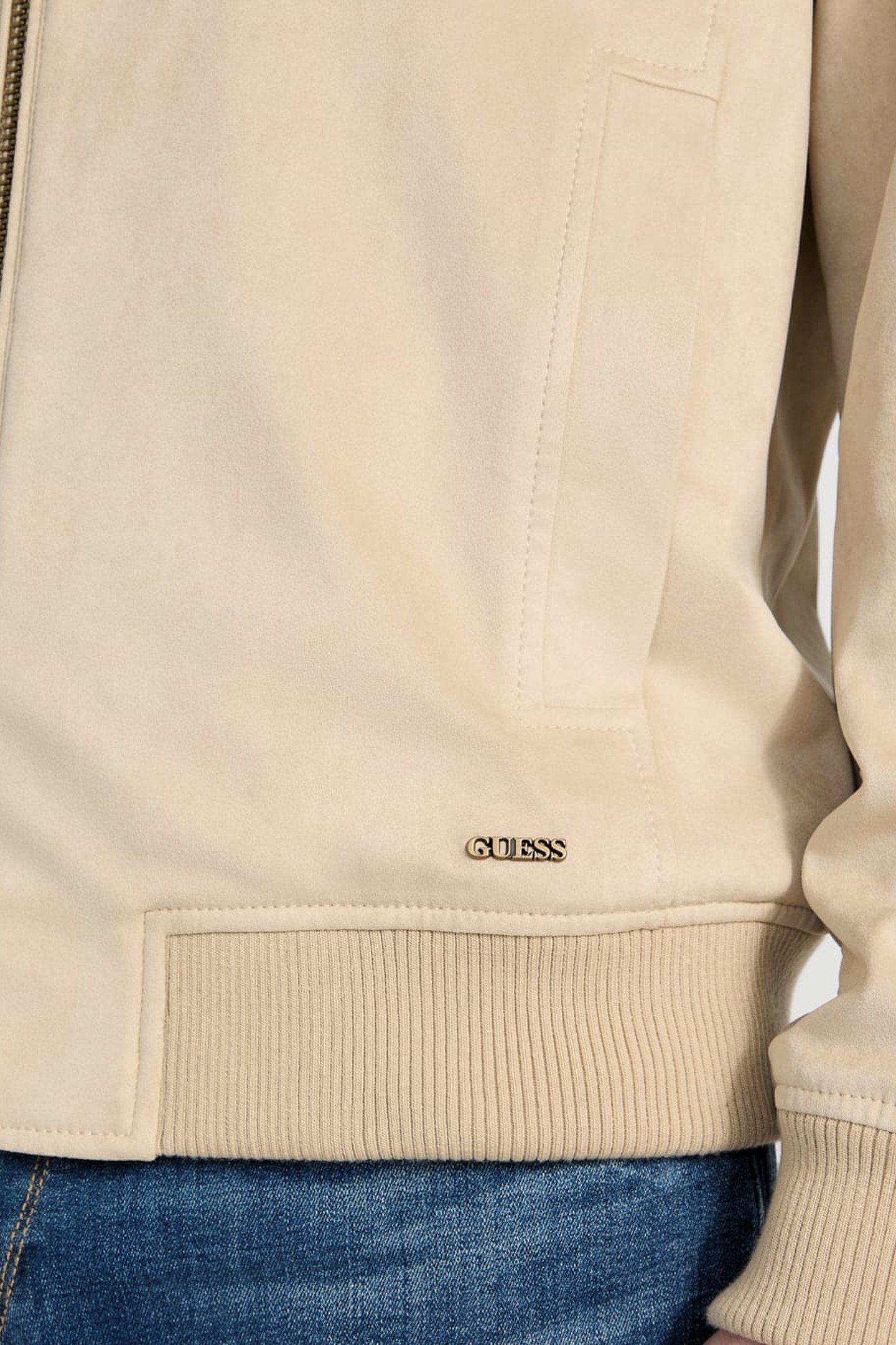 SUEDE BOMBER PROSECCO 4