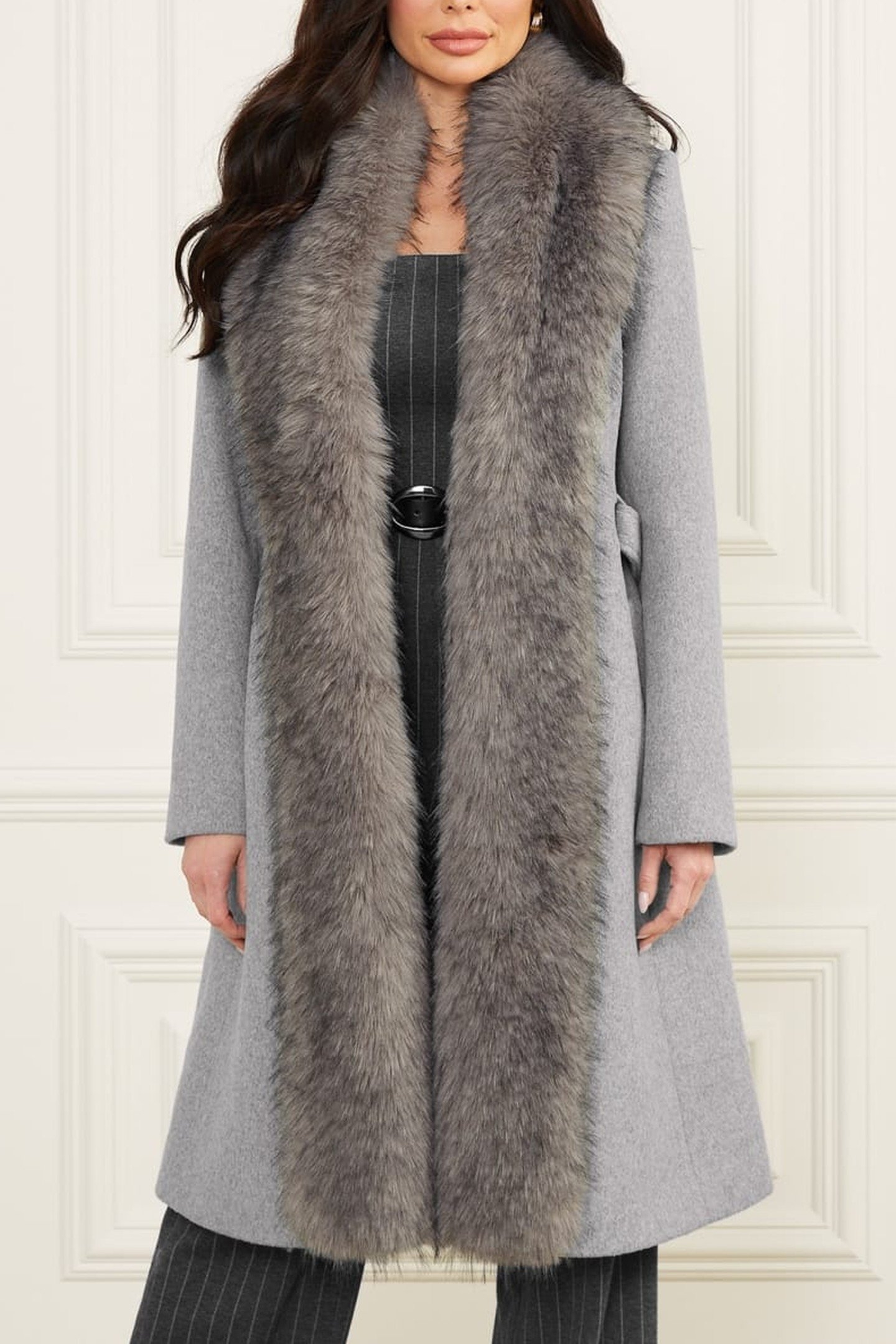 VALERIE COAT HEATHER MEDIUM GREY 3