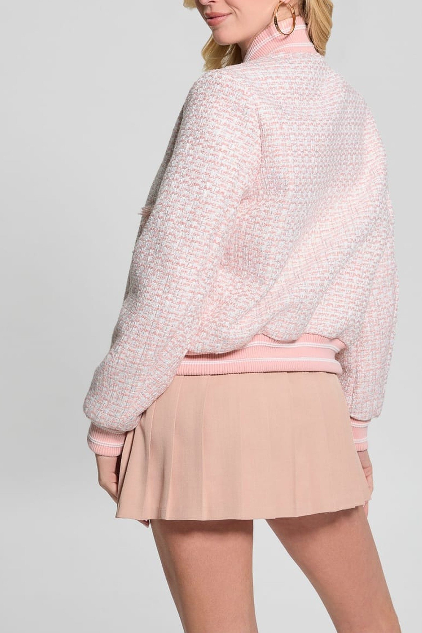 NEW GLORIA TWEED BOM LOW KEY PINK MULTI 3