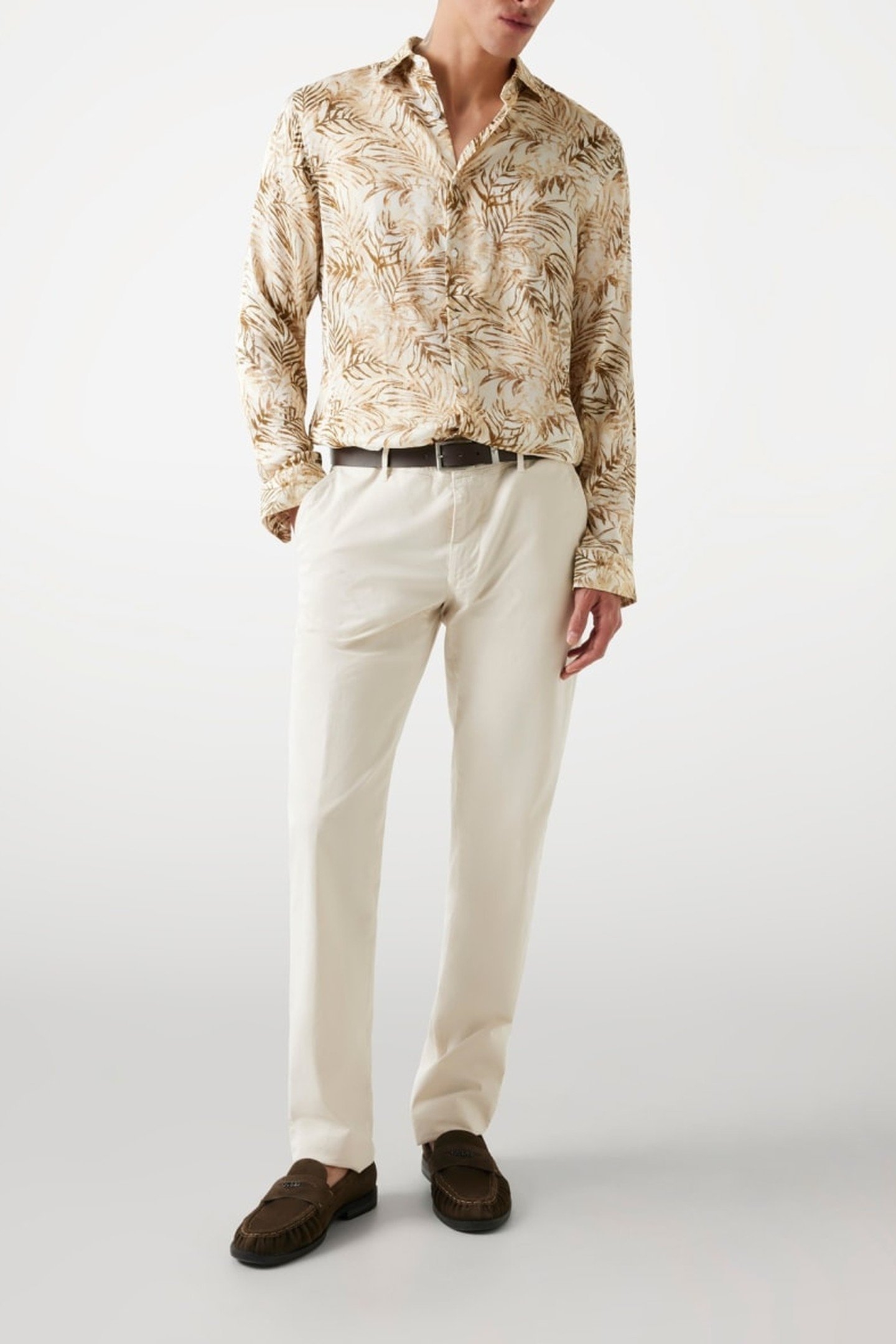 BENNY NEW COLLAR PAU ECRU SAND FOLIAGE PR 3