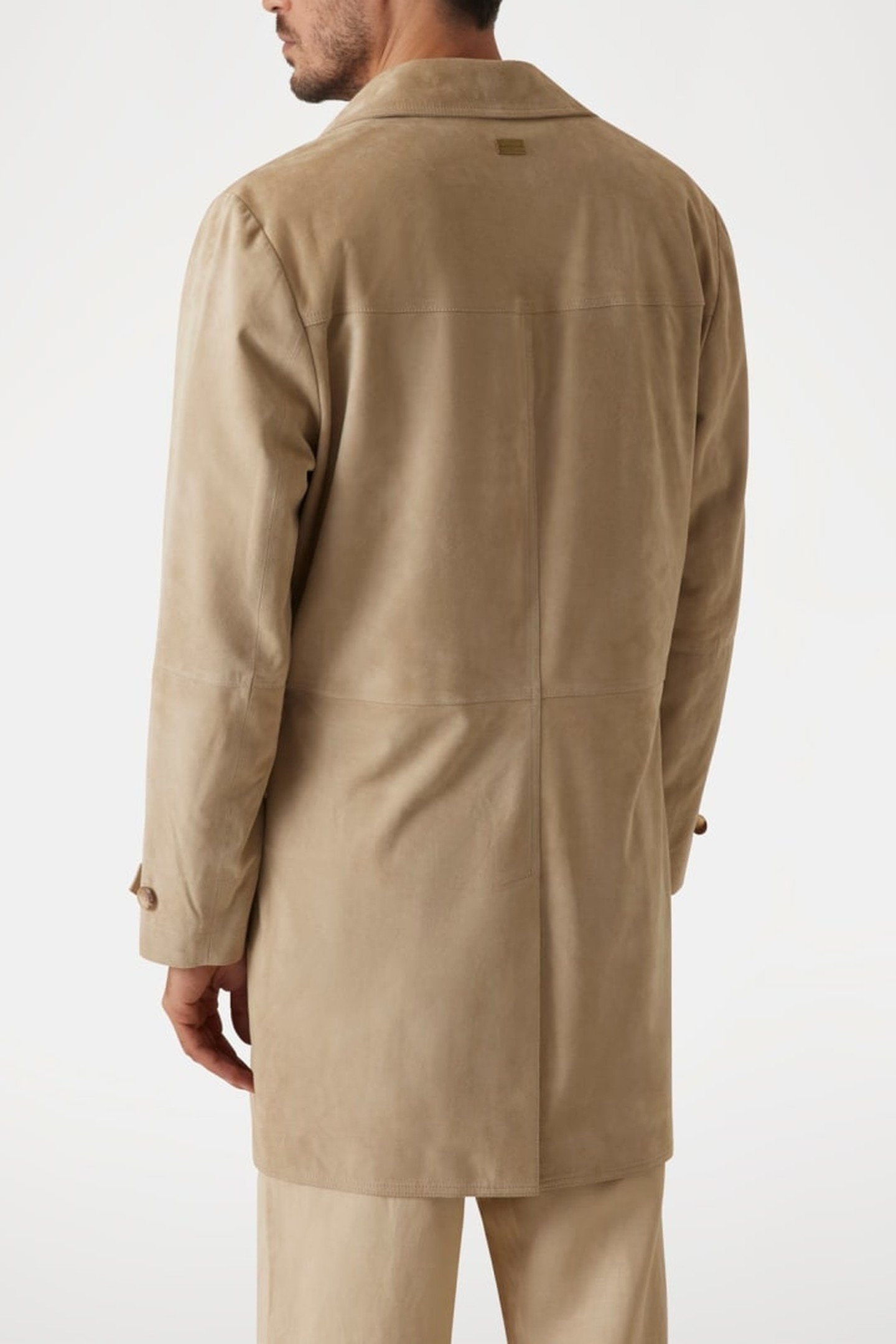 MARCIANO BY GUESS REAL SUEDE DB TRENCH COOKIES 3