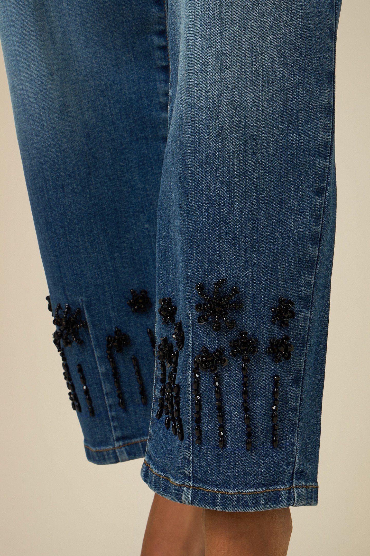 BOYSLIM JEANS WITH JEWEL EMBROIDERY BLUE 4