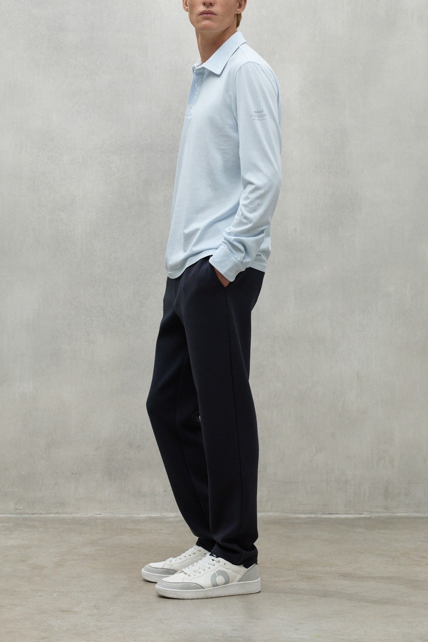 MATIASALF LONG SLEEVE POLO SKY BLUE 4