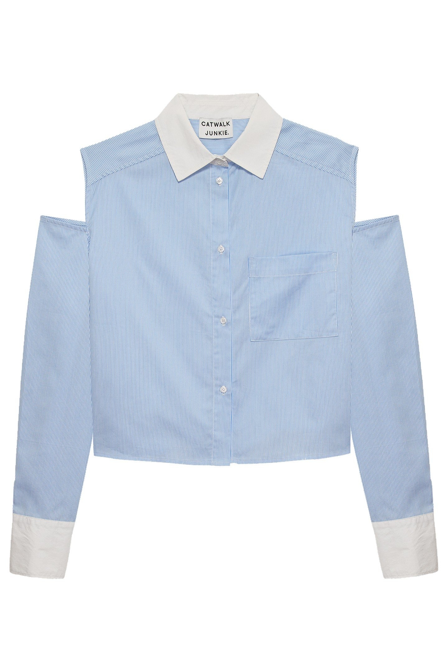 OPEN SHOULDER BLOUSE CORNFLOWER BLUE 4