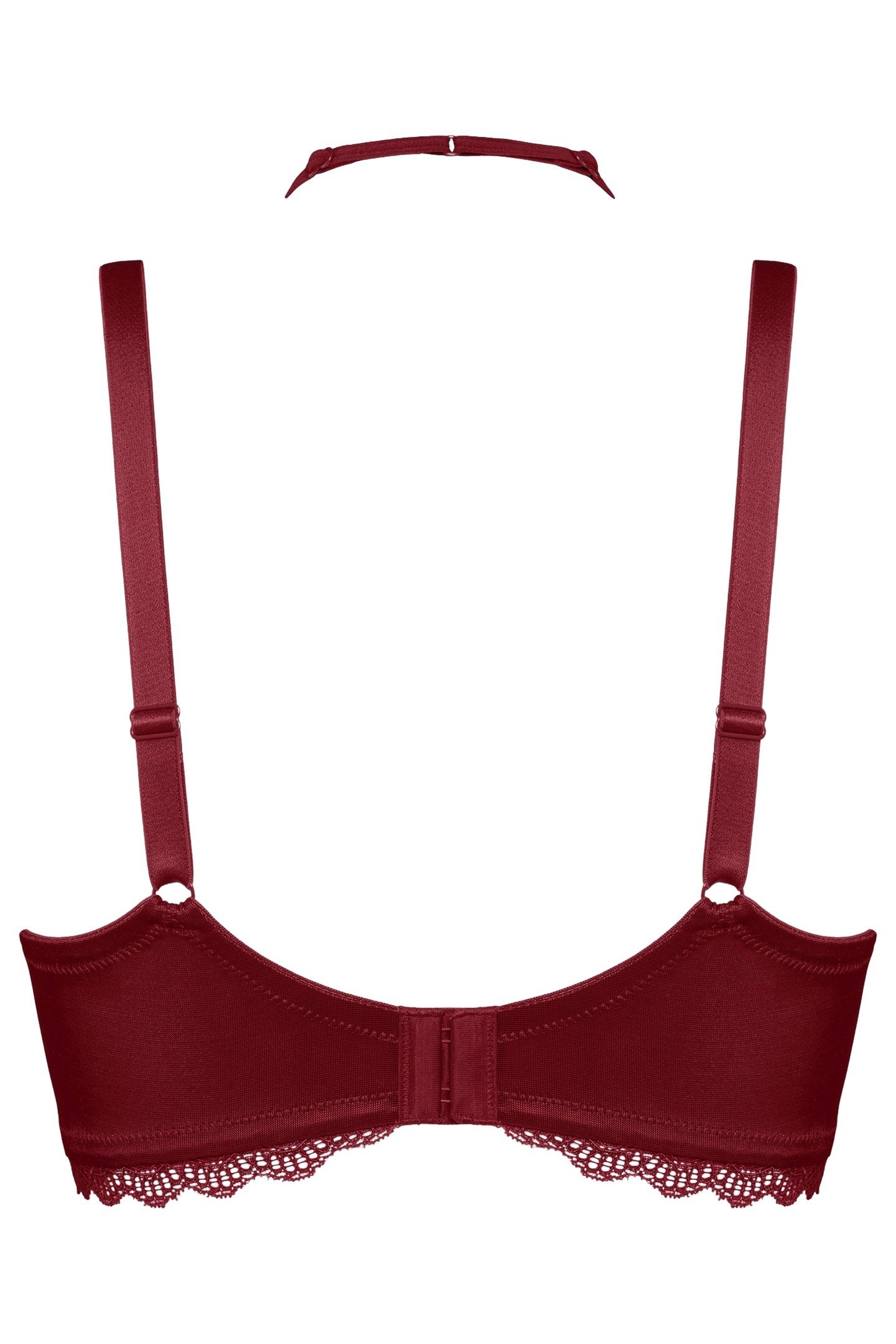 CARITA BRA BALCONY WIRED UNPADDED RED 2
