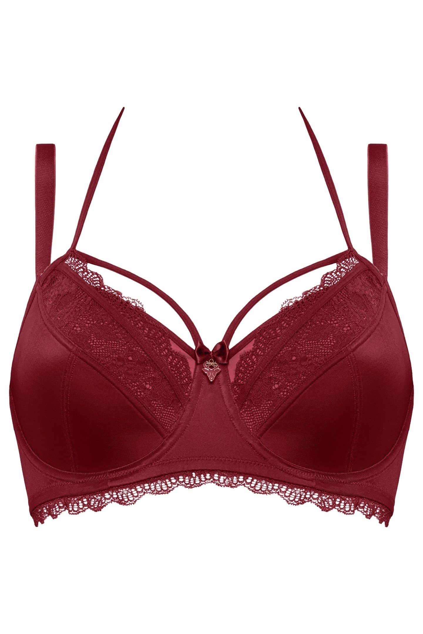 CARITA BRA BALCONY WIRED UNPADDED RED 3