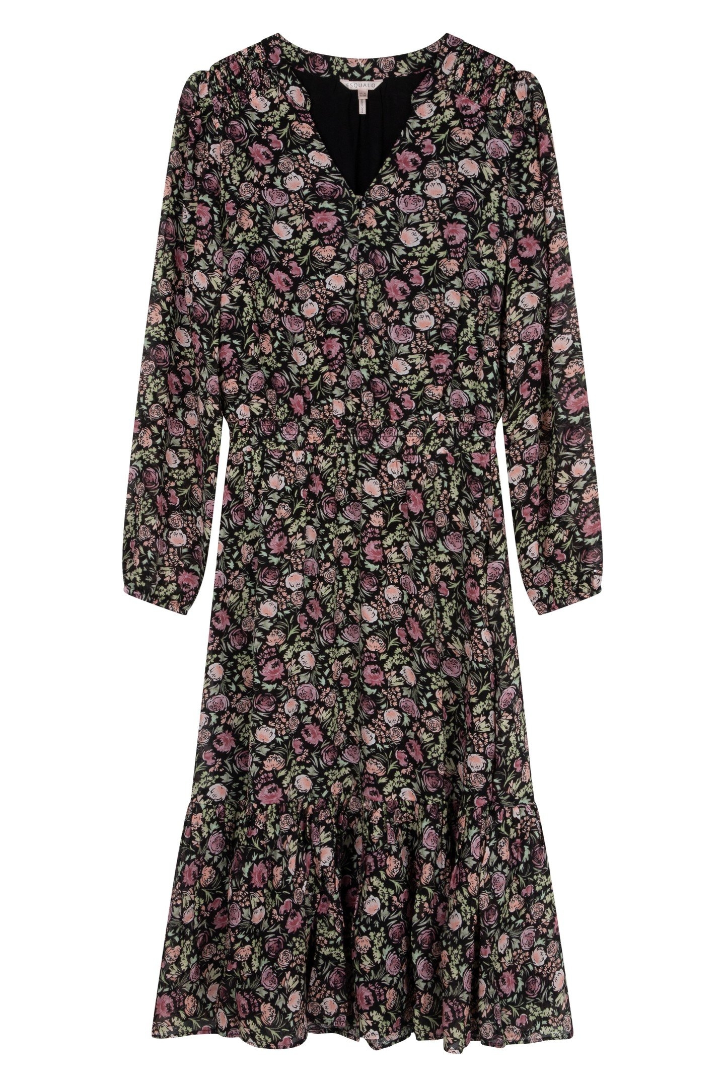 DRESS MIDI SOFT DECO PRINT PRINT 5