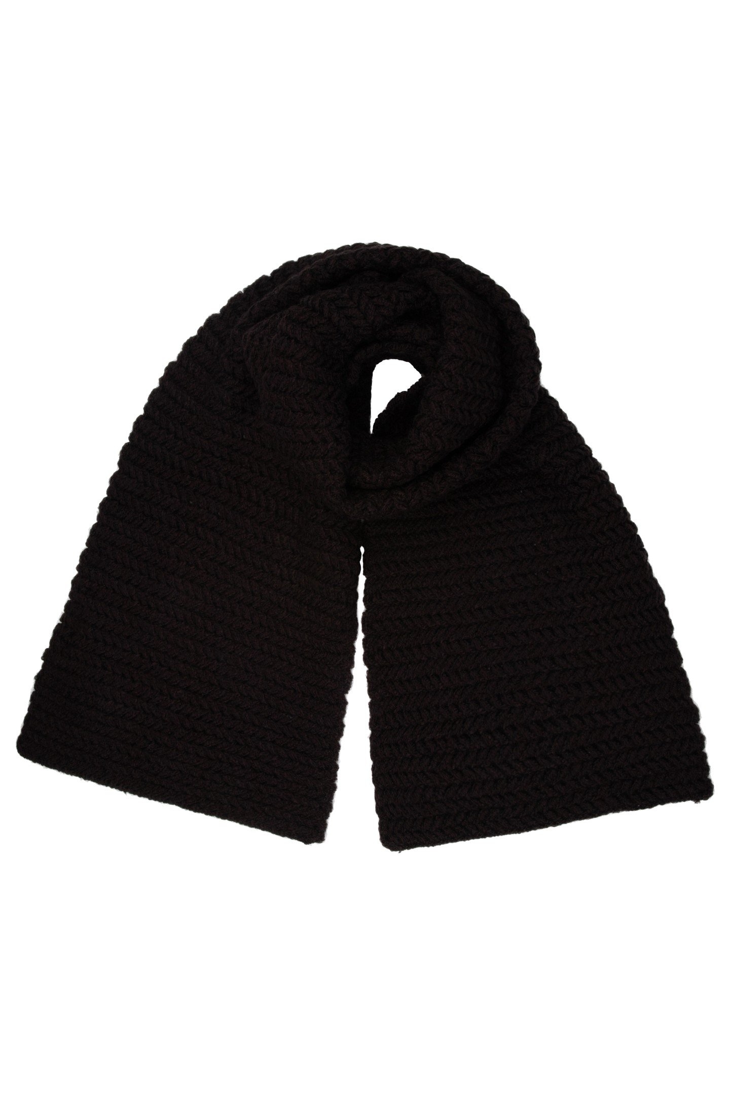 SCARF ZZ KNIT BLACK 2