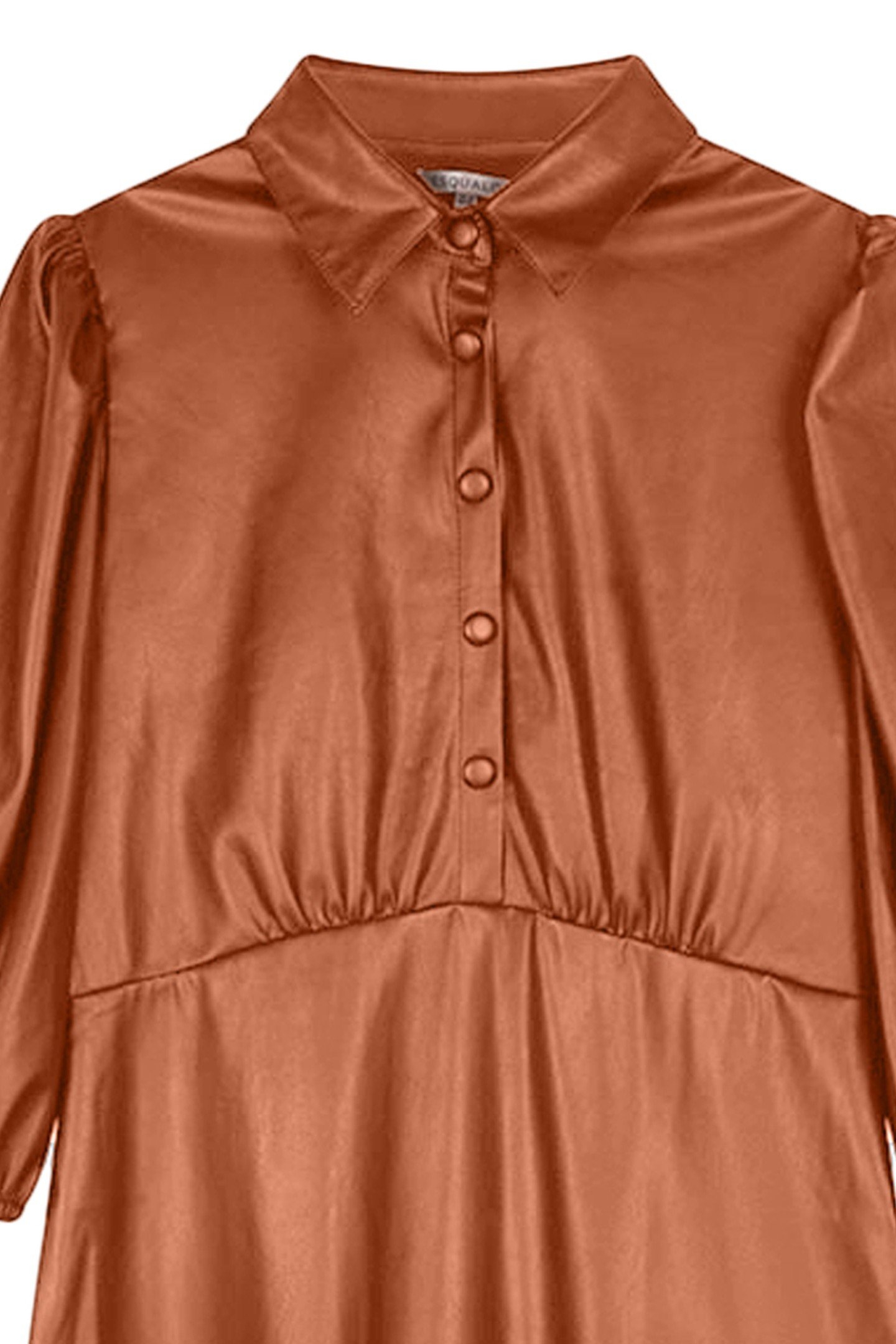 DRESS PUFF SLV LIGHT PU COPPER BROWN 2