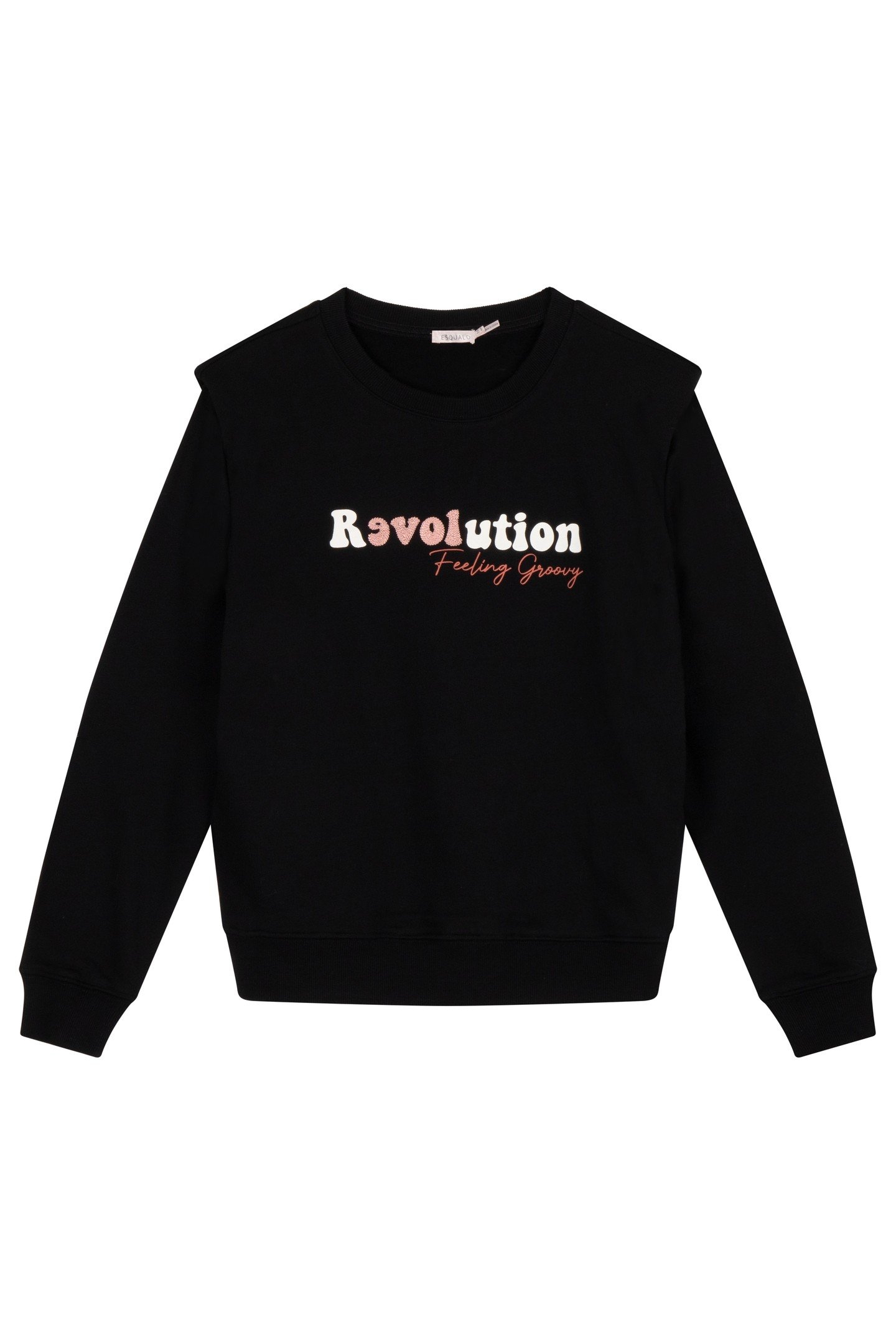 SWEATER FANCY SHOULDER BLACK 1