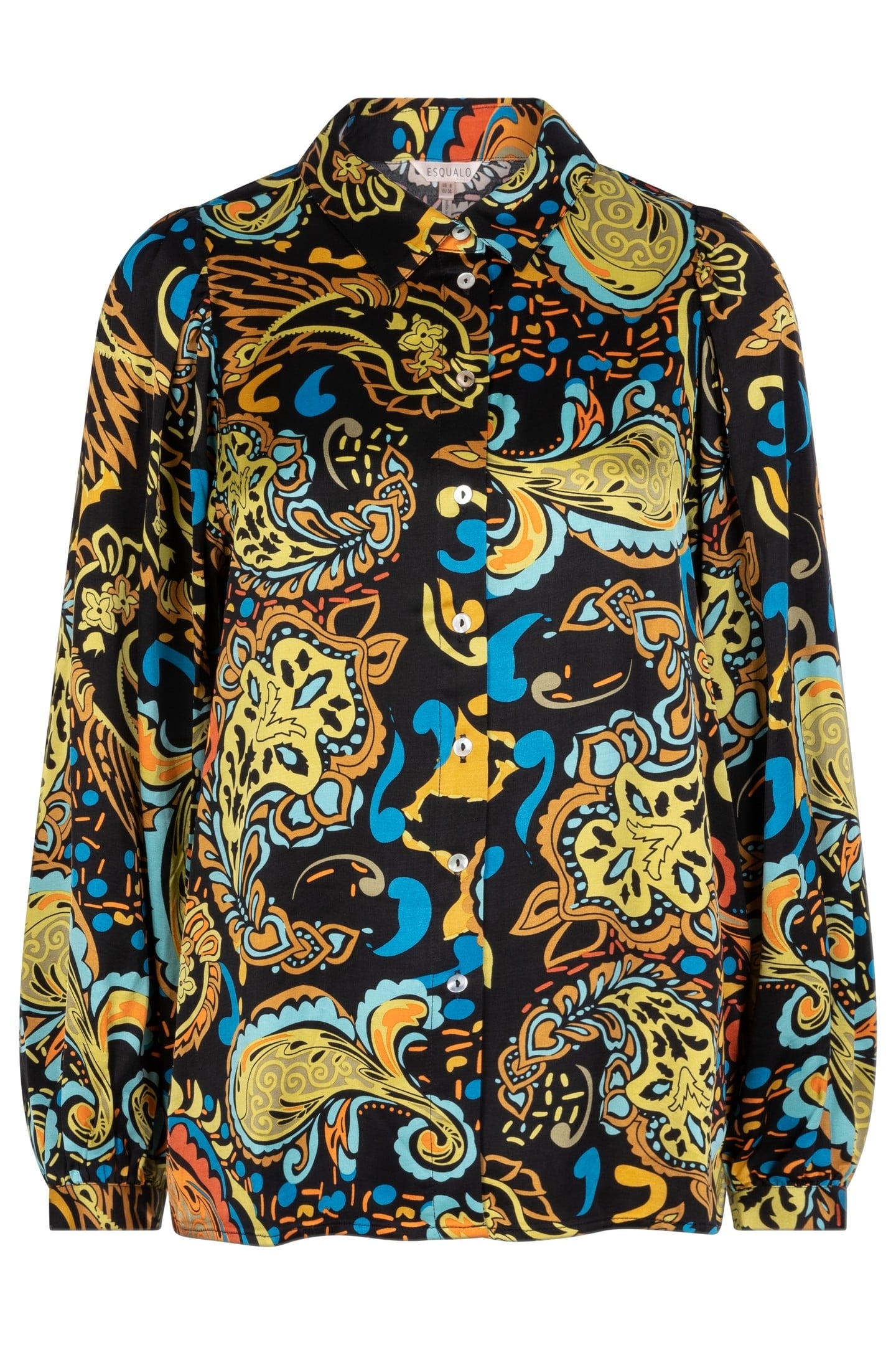 BLOUSE BASIC UNTAMED PARTY PRINT 3