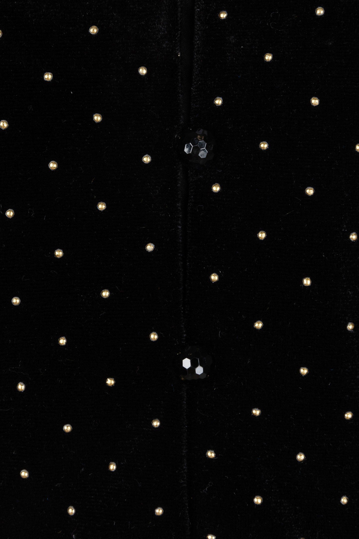 DRESS VELVET STUDS BLACK 8